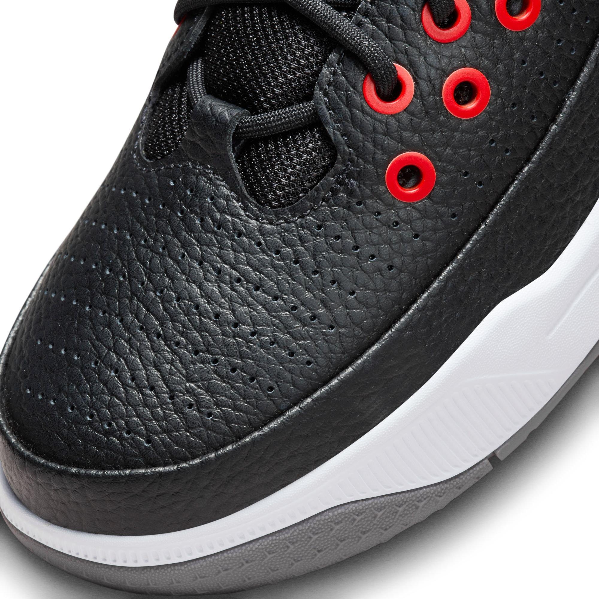 Jordan Max Aura 5 Grade School Boys' "Black/University Red/White/Cement Grey" Shoe