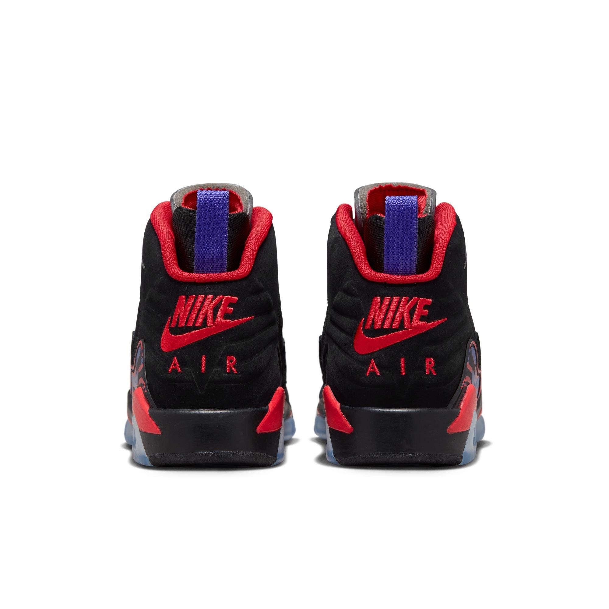 Jordan MVP "Black/Dark Concord/University Red/Anthracite" Grade School Boys' Shoe - BLACK/PURPLE Thumbnail View 6