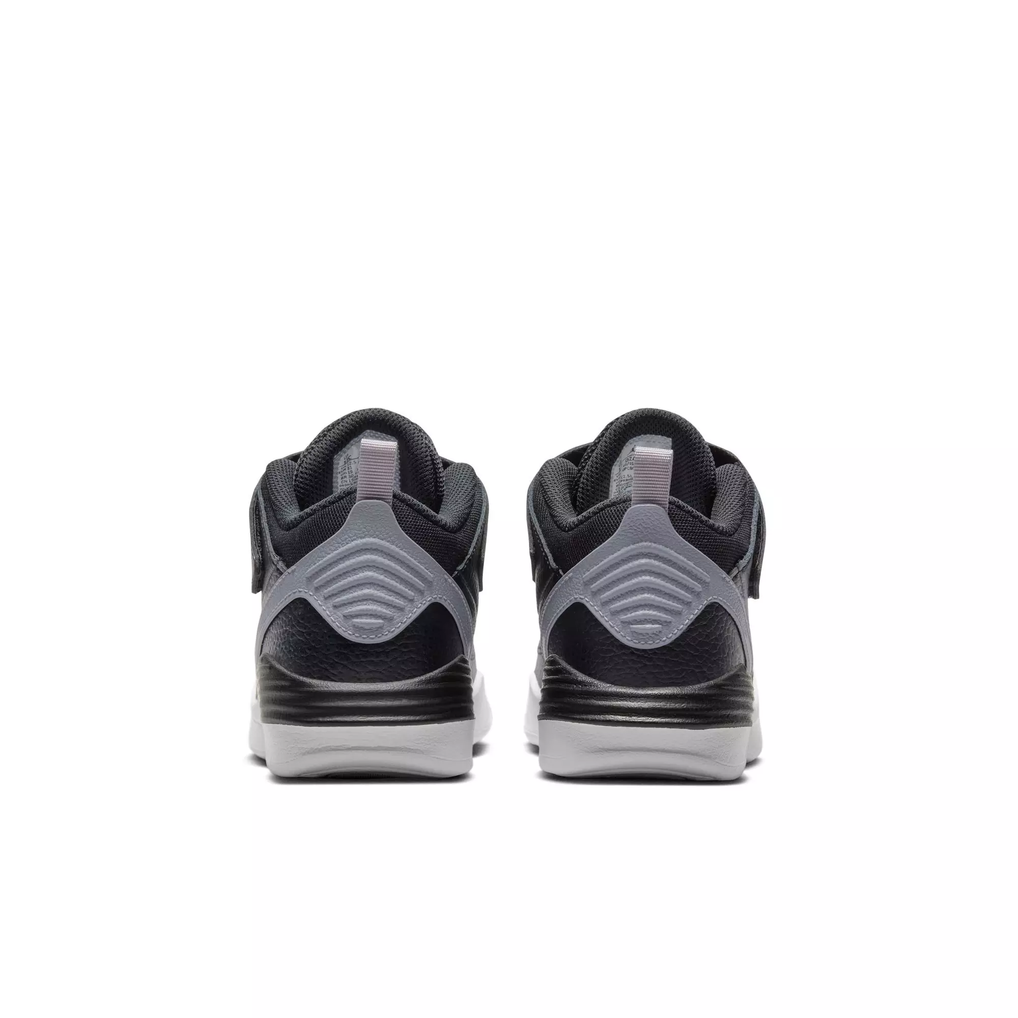 Jordan Max Aura 5 "Black/University Red/White/Cement Grey" Preschool Boys' Shoe - BLACK/GREY