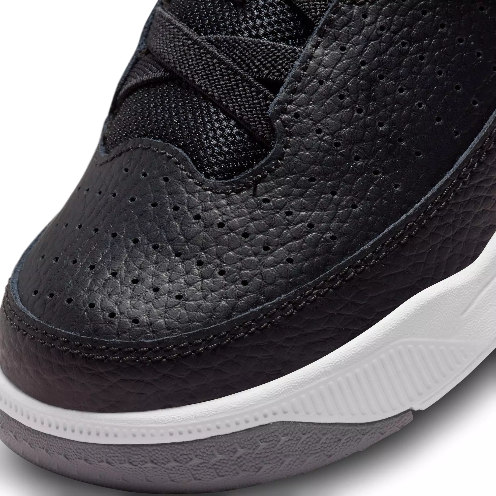 Jordan Max Aura 5 "Black/University Red/White/Cement Grey" Preschool Boys' Shoe - BLACK/GREY