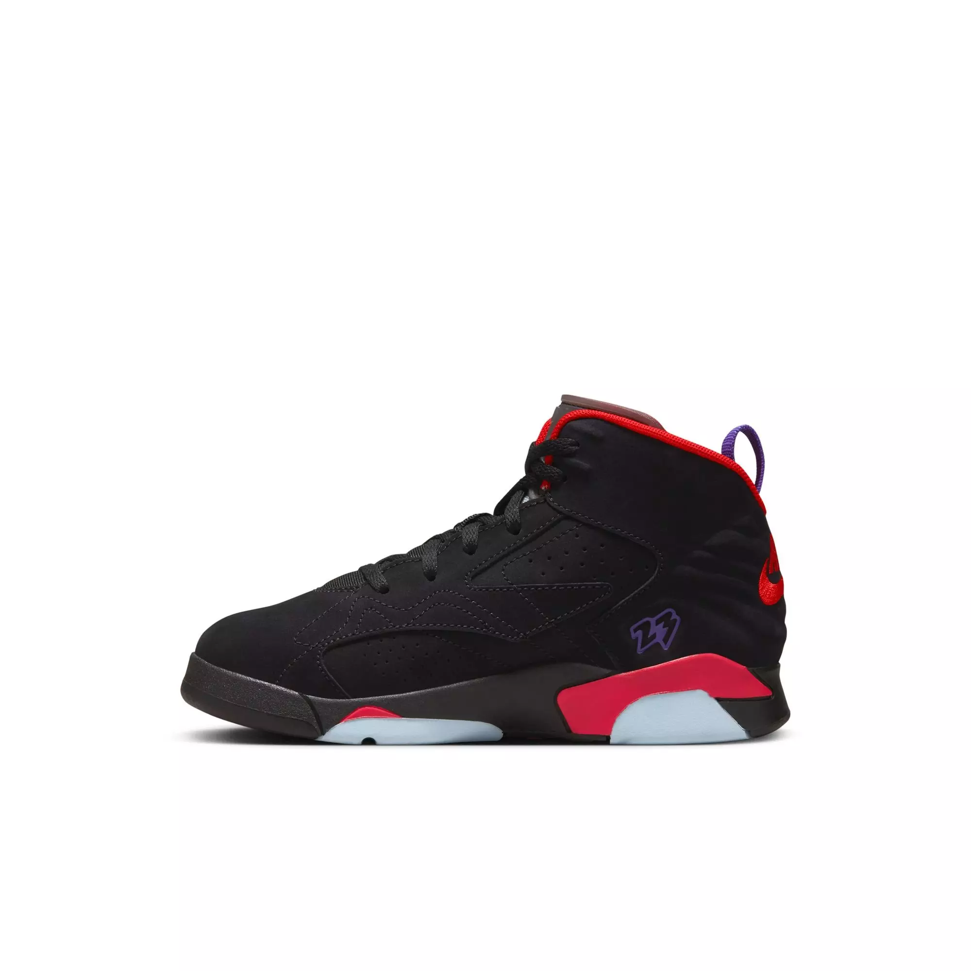 Jordan MVP "Black/Dark Concord/University Red/Anthracite" Preschool Boys' Shoe - BLACK/PURPLE