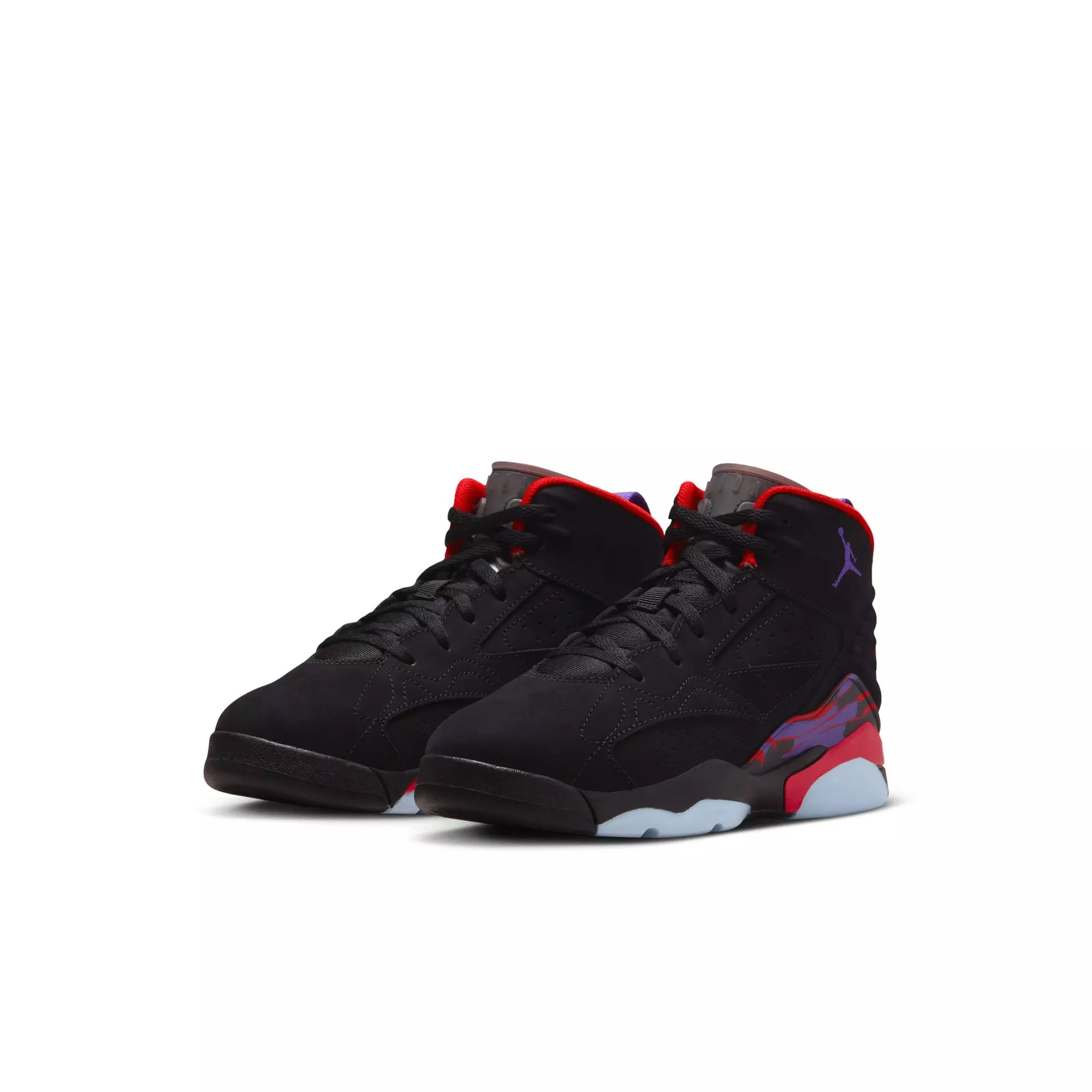 Jordan MVP "Black/Dark Concord/University Red/Anthracite" Preschool Boys' Shoe - BLACK/PURPLE