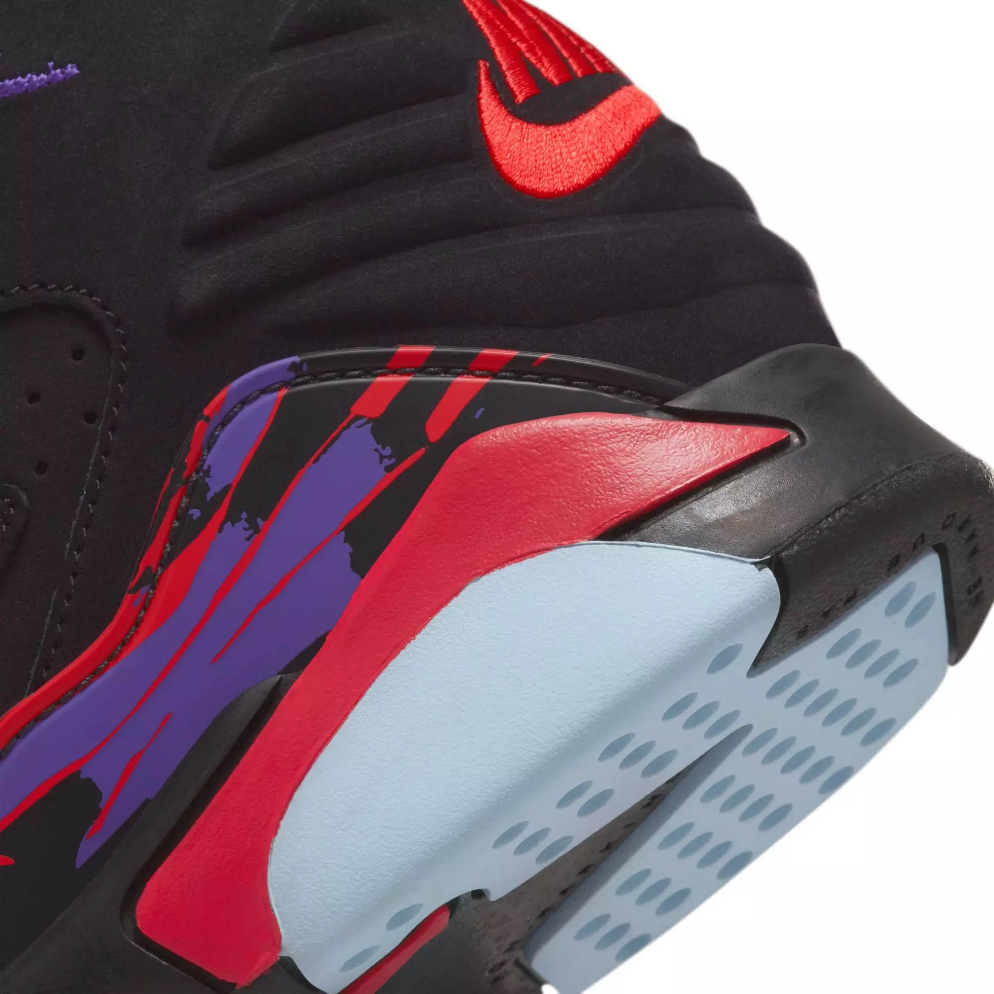 Jordan MVP "Black/Dark Concord/University Red/Anthracite" Preschool Boys' Shoe - BLACK/PURPLE