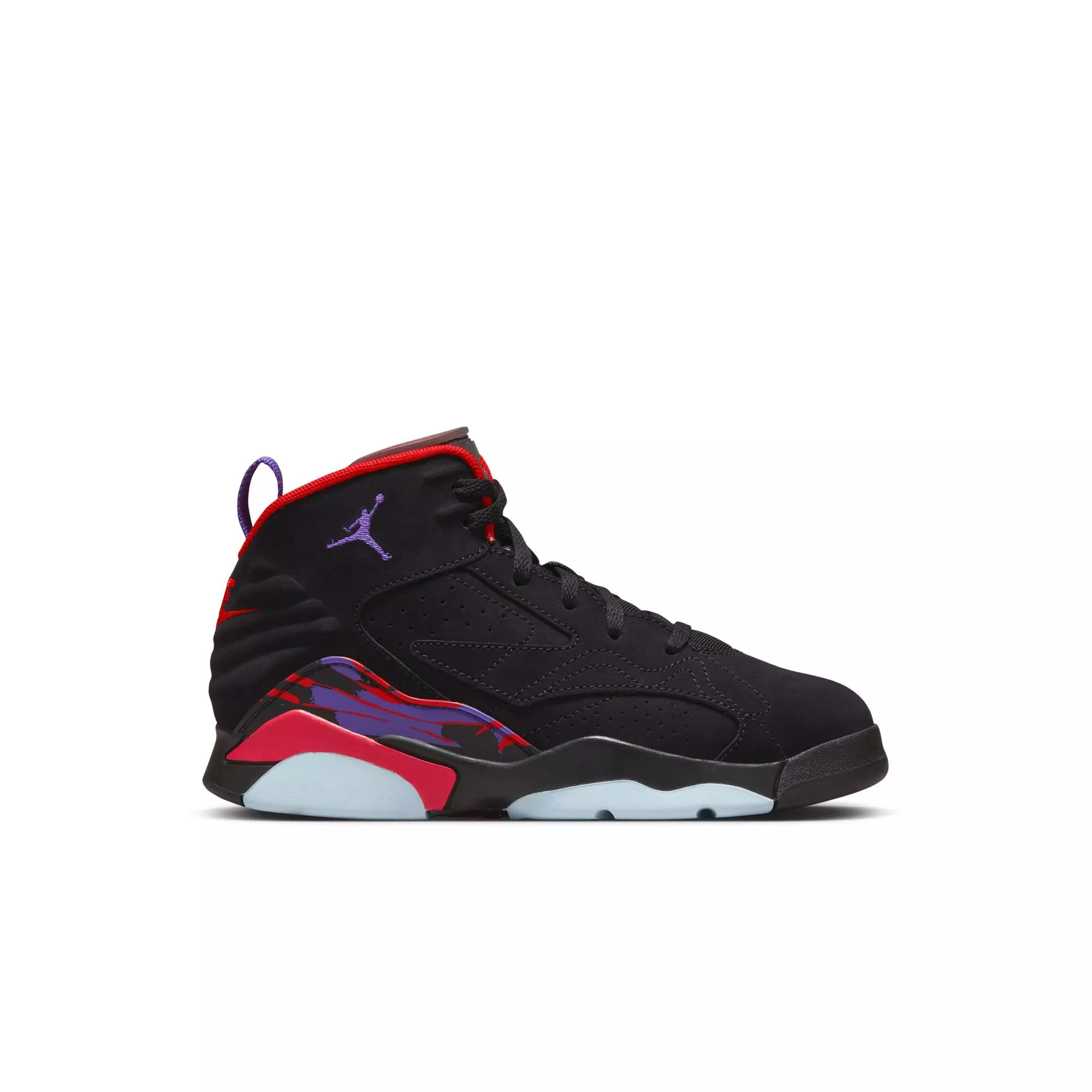 Jordan MVP "Black/Dark Concord/University Red/Anthracite" Preschool Boys' Shoe - BLACK/PURPLE