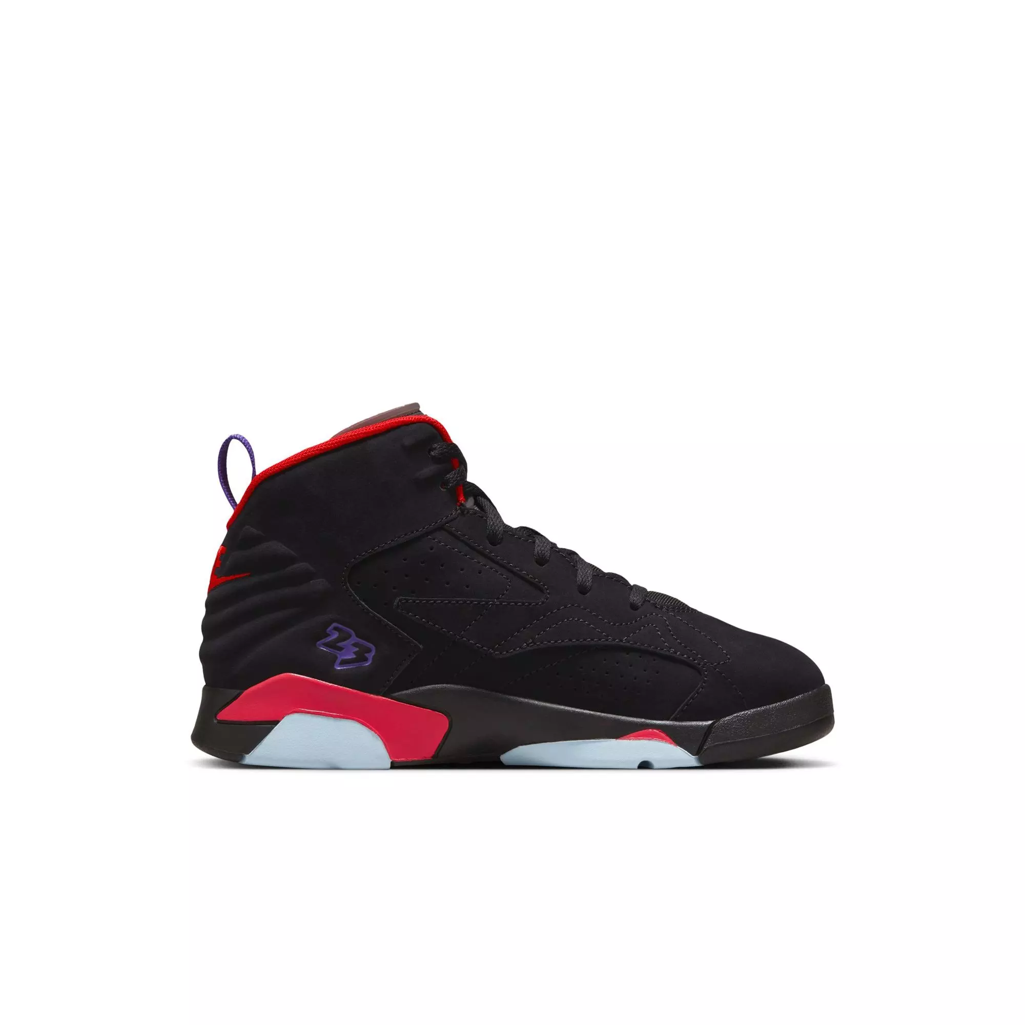 Jordan MVP "Black/Dark Concord/University Red/Anthracite" Preschool Boys' Shoe - BLACK/PURPLE