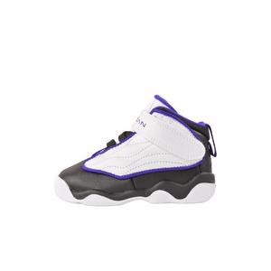 Jordan Pro Strong "White/Electro Purple/Black" Toddler Boys' Shoe