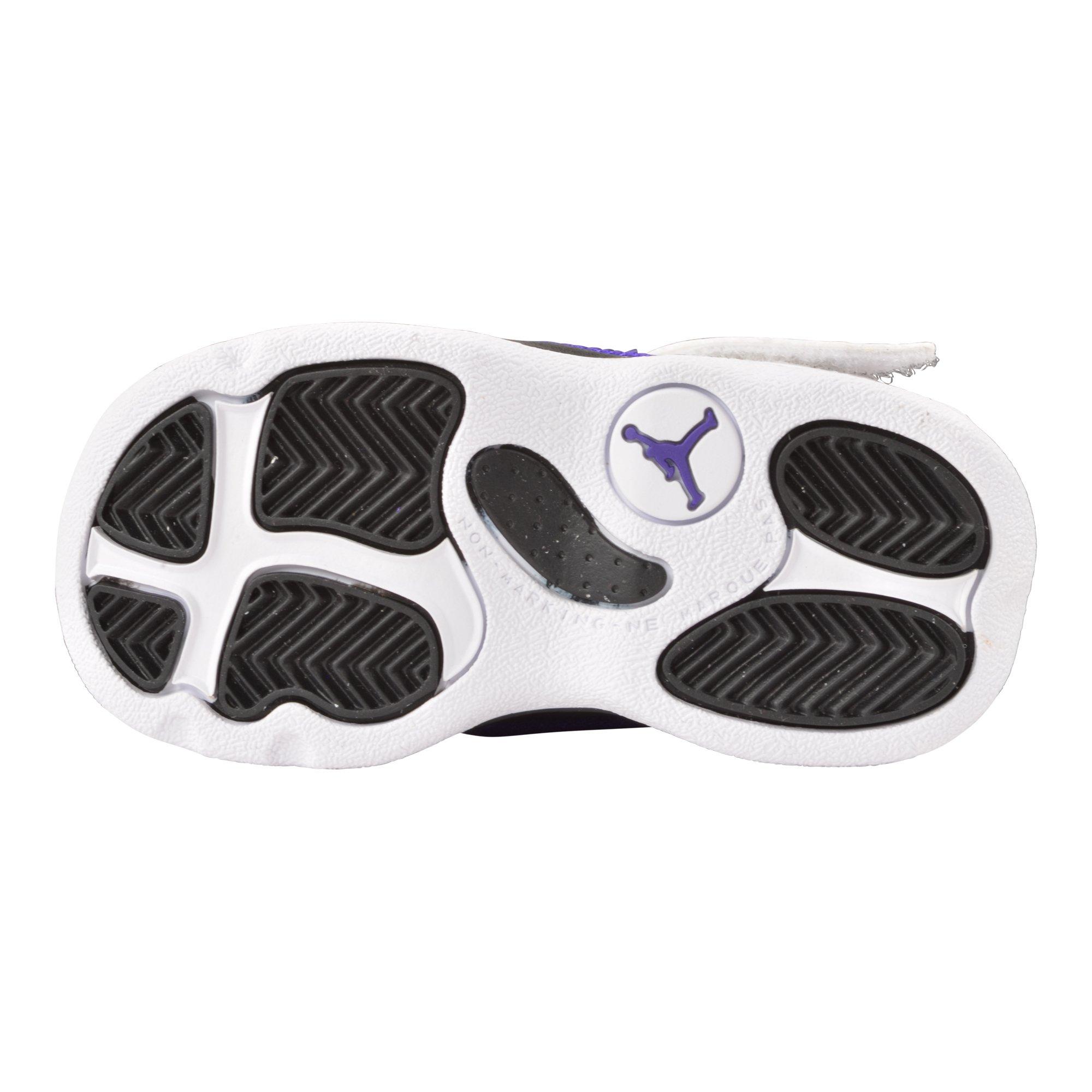 Jordan Pro Strong Toddler Boys' "White/Electro Purple/Black" Shoe