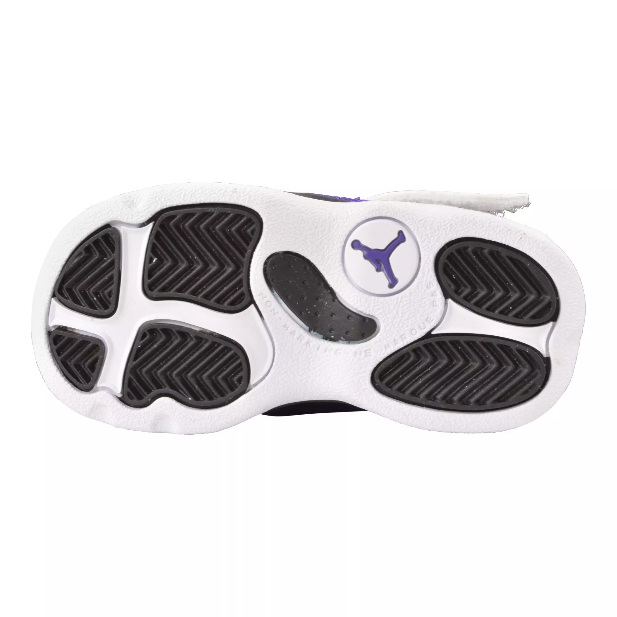 Jordan Pro Strong "White/Electro Purple/Black" Toddler Boys' Shoe - WHITE/PURPLE