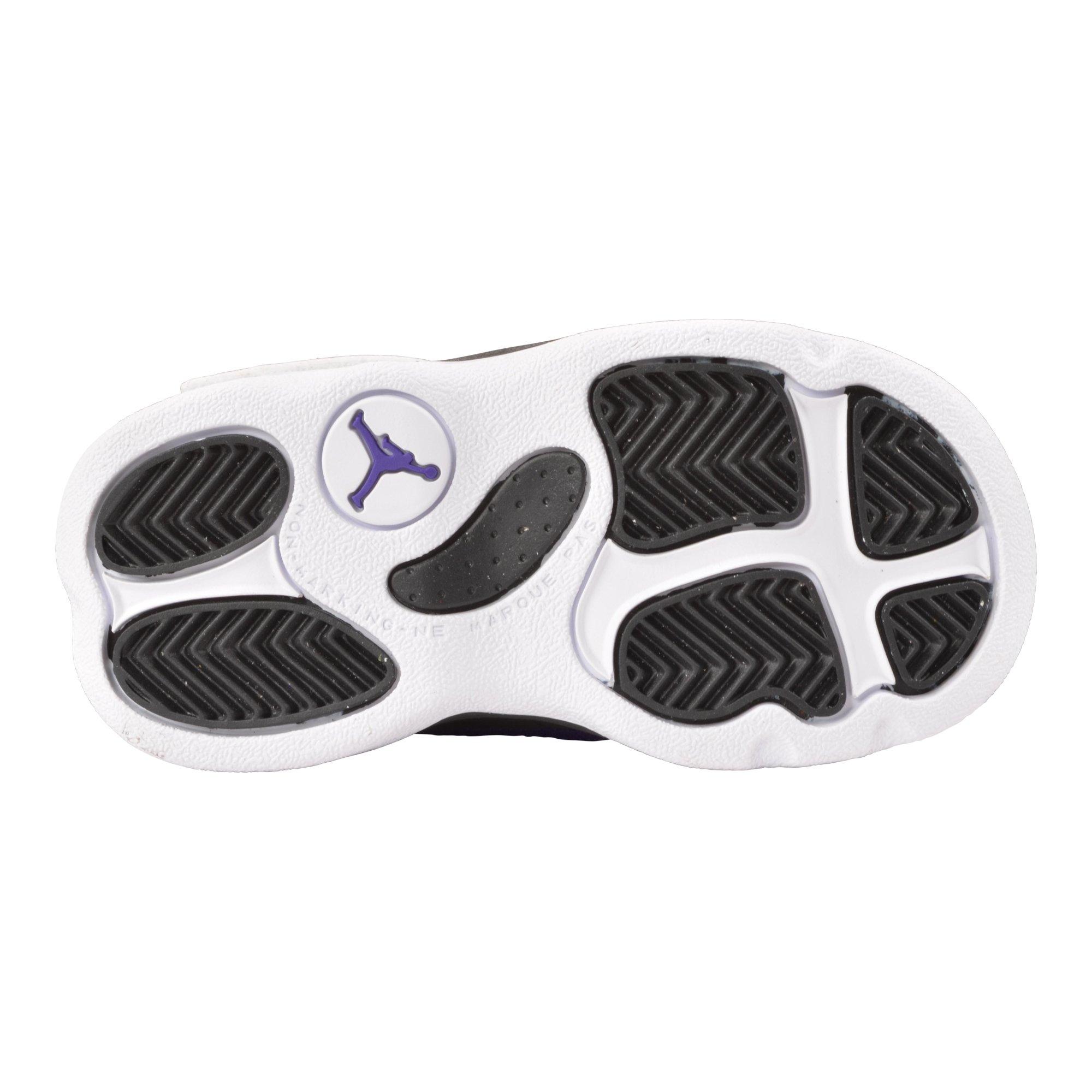 Jordan Pro Strong Toddler Boys' "White/Electro Purple/Black" Shoe