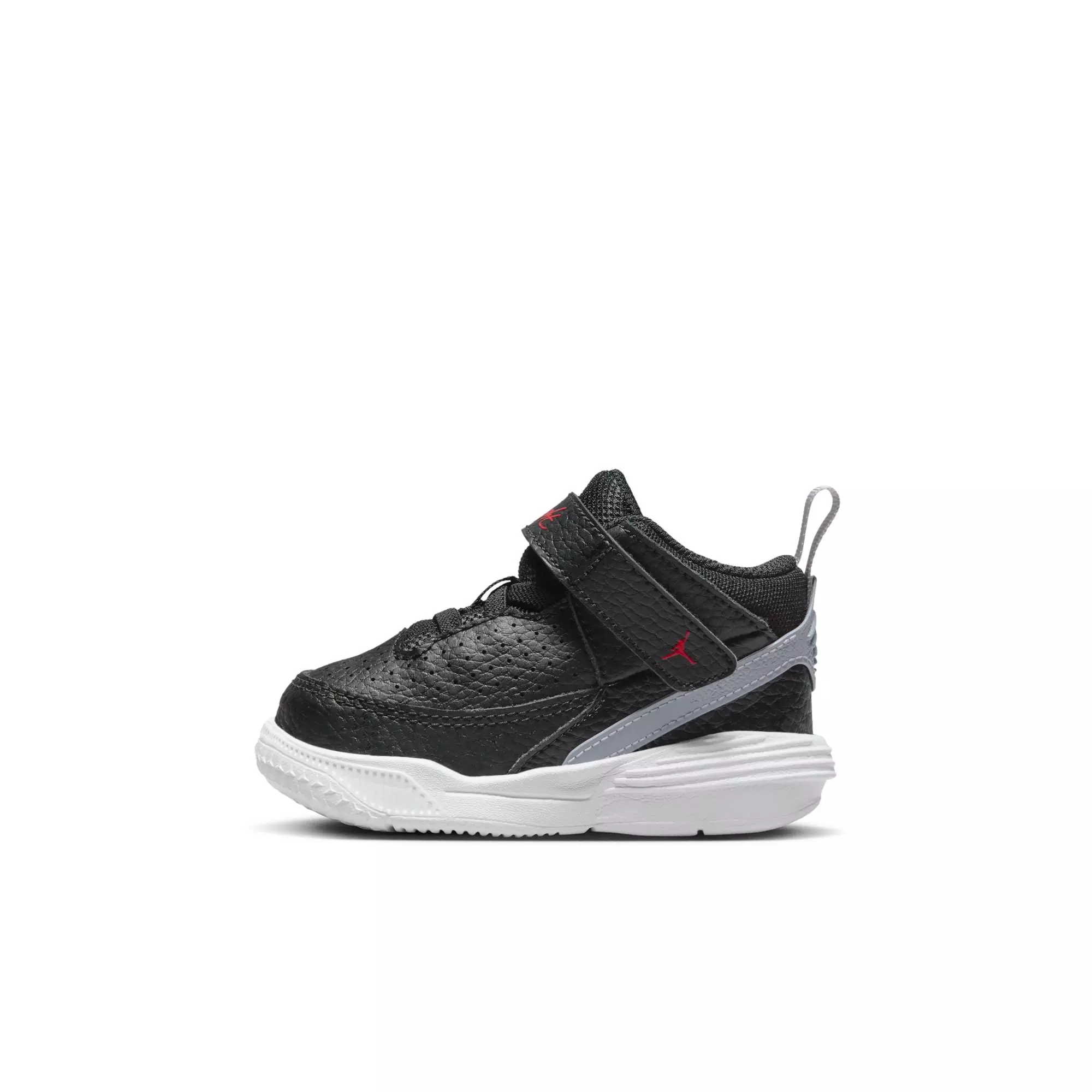Jordan Max Aura 5 "Black/University Red/Cement Grey" Toddler Boys' Shoe - BLACK/GREY