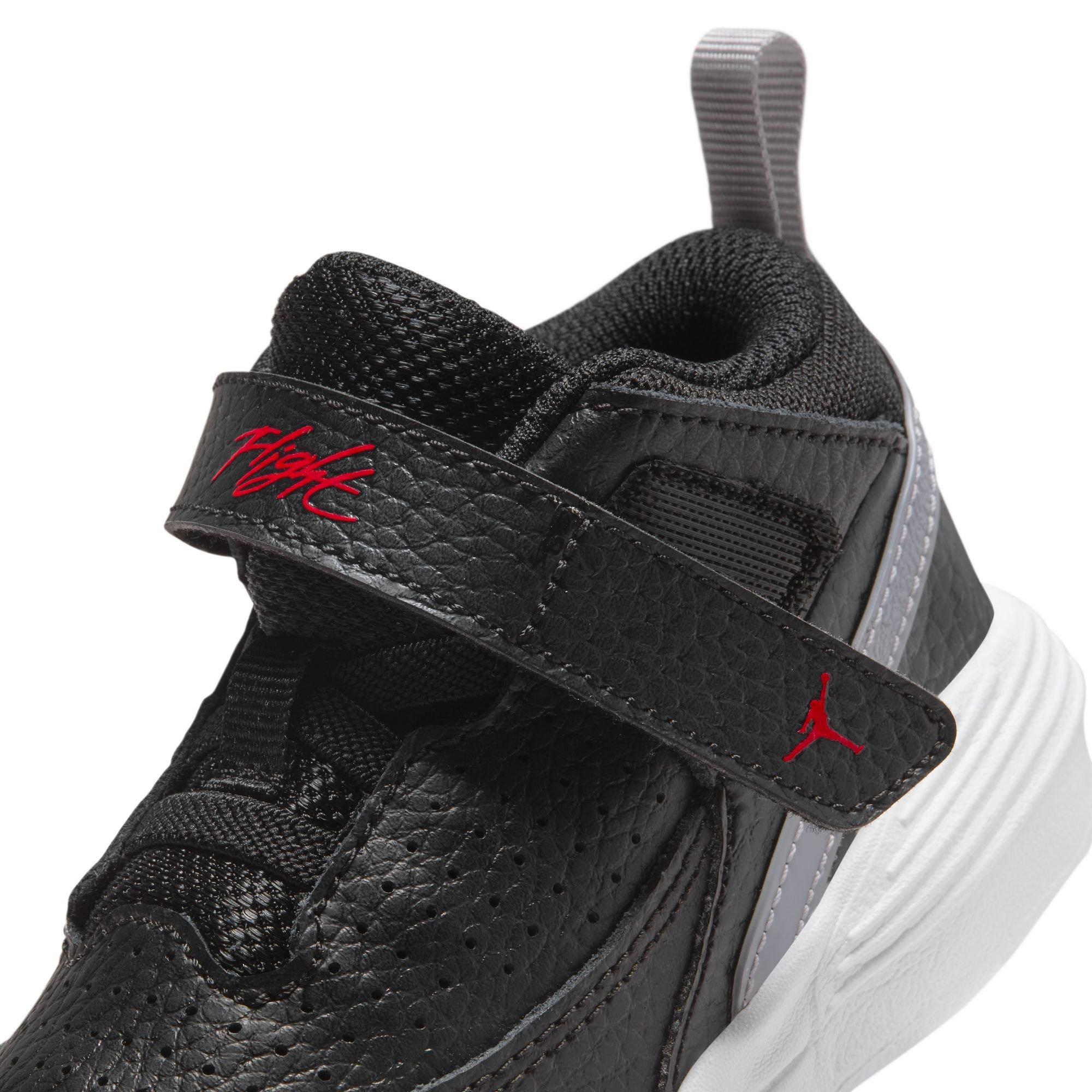 Jordan Max Aura 5 Toddler Boys' "Black/University Red/Cement Grey" Shoe