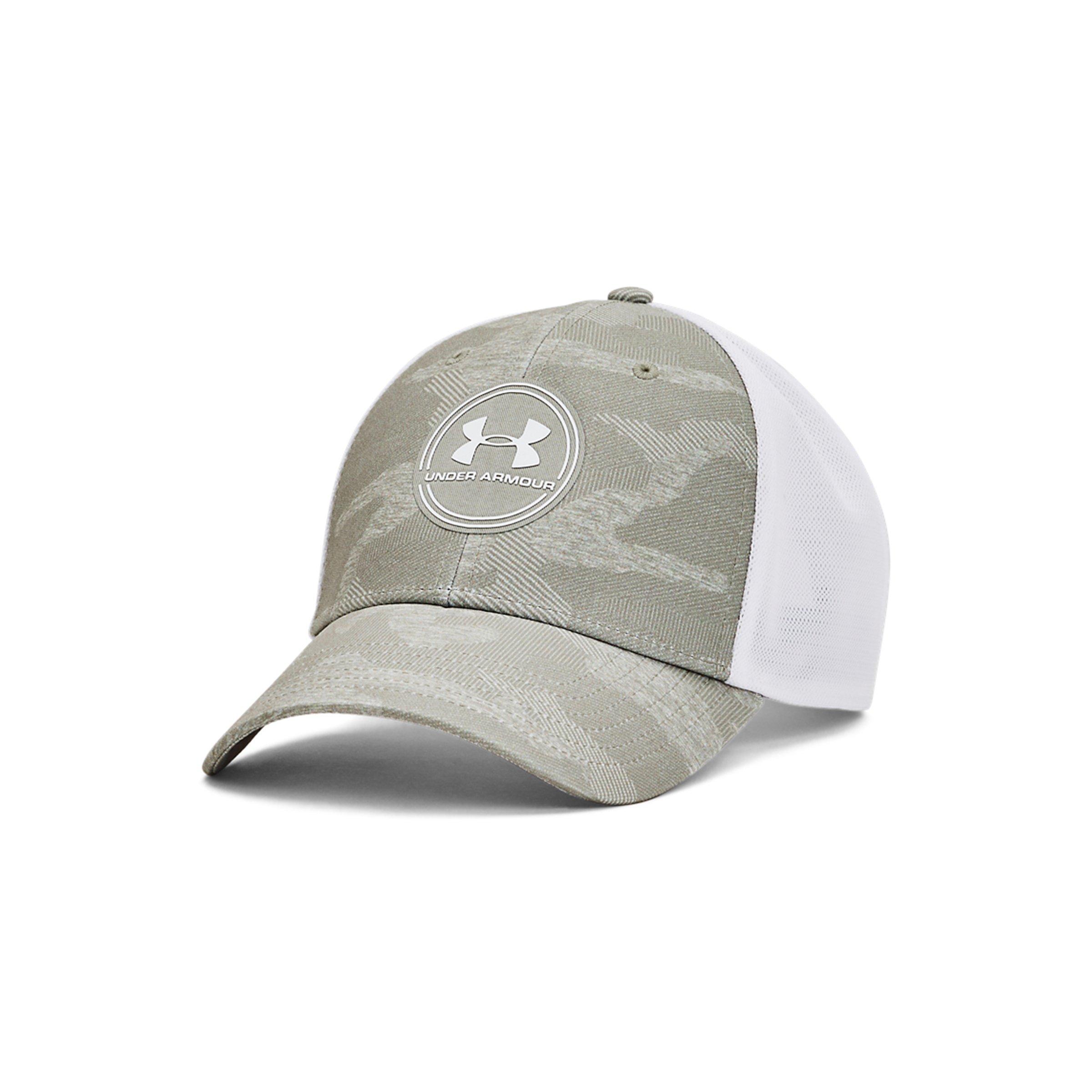 Under Armour Men's Iso-Chill Driver Mesh Adjustable Hat - GREEN Thumbnail View 1