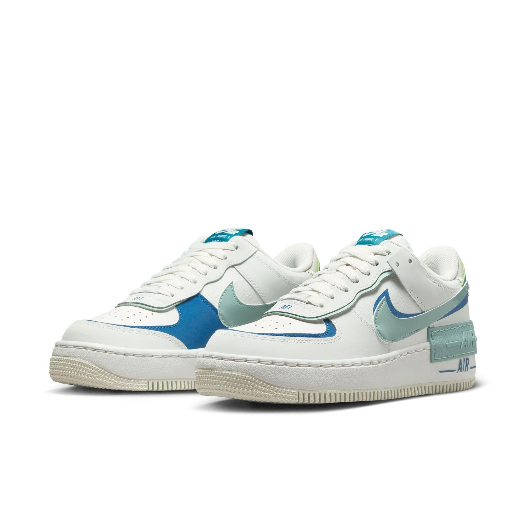Nike Air Force 1 Shadow AUMX2 Sneakers in White and Blue