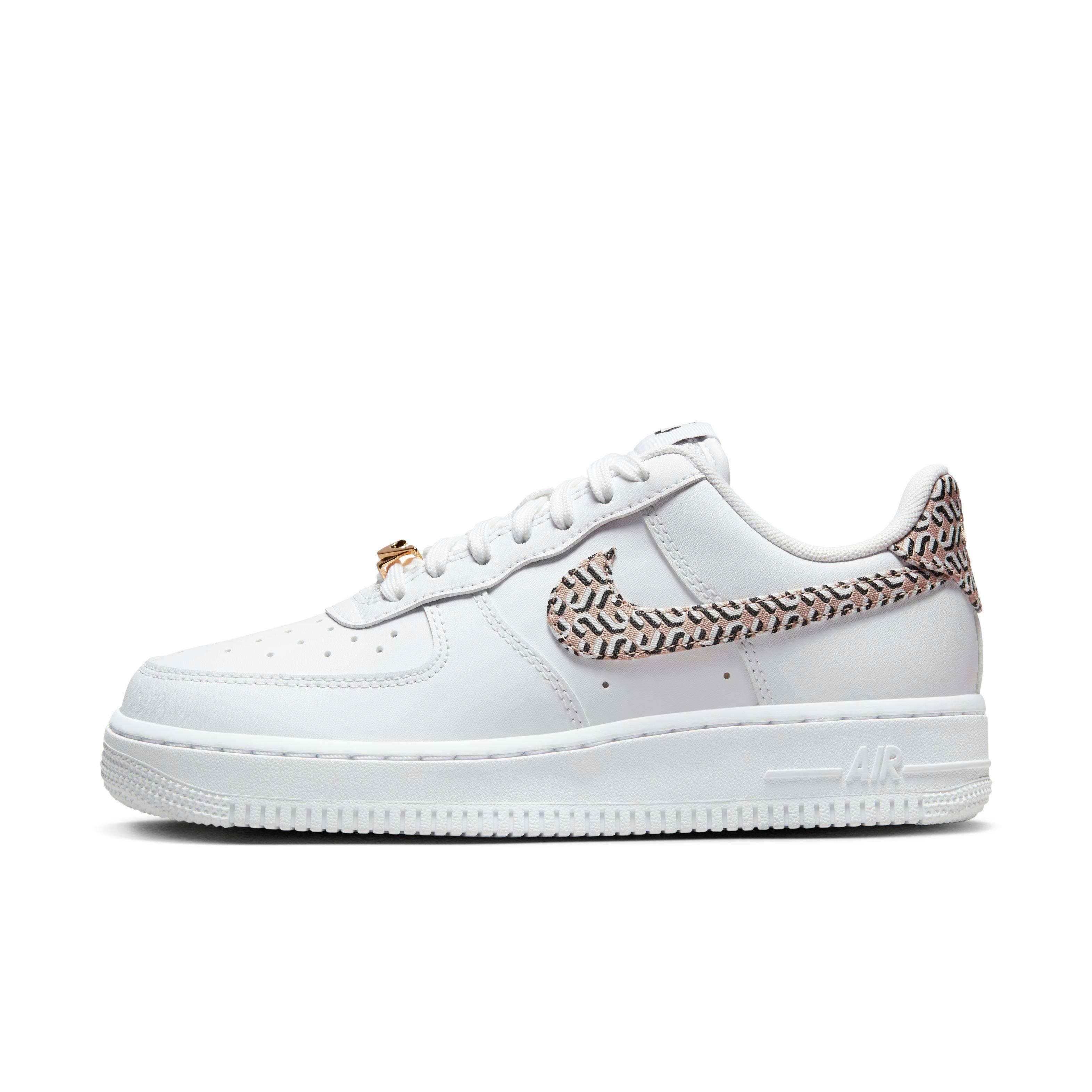 Nike Air Force 1 LX "Summit White/Hemp/Black" Women's Shoe - SUMMIT WHITE/HEMP/BLACK Thumbnail View 7