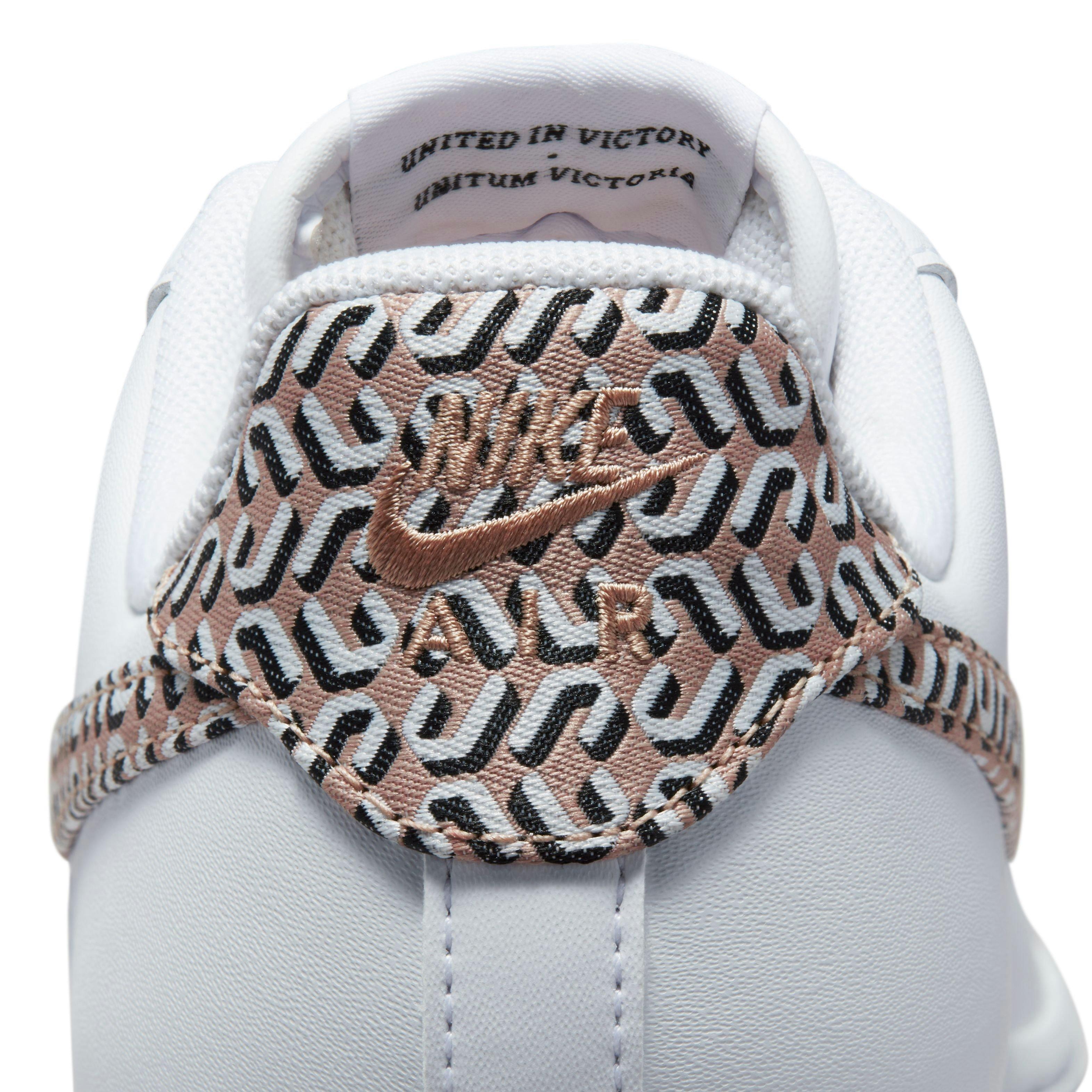 Nike Air Force 1 LX "Summit White/Hemp/Black" Women's Shoe - SUMMIT WHITE/HEMP/BLACK Thumbnail View 4