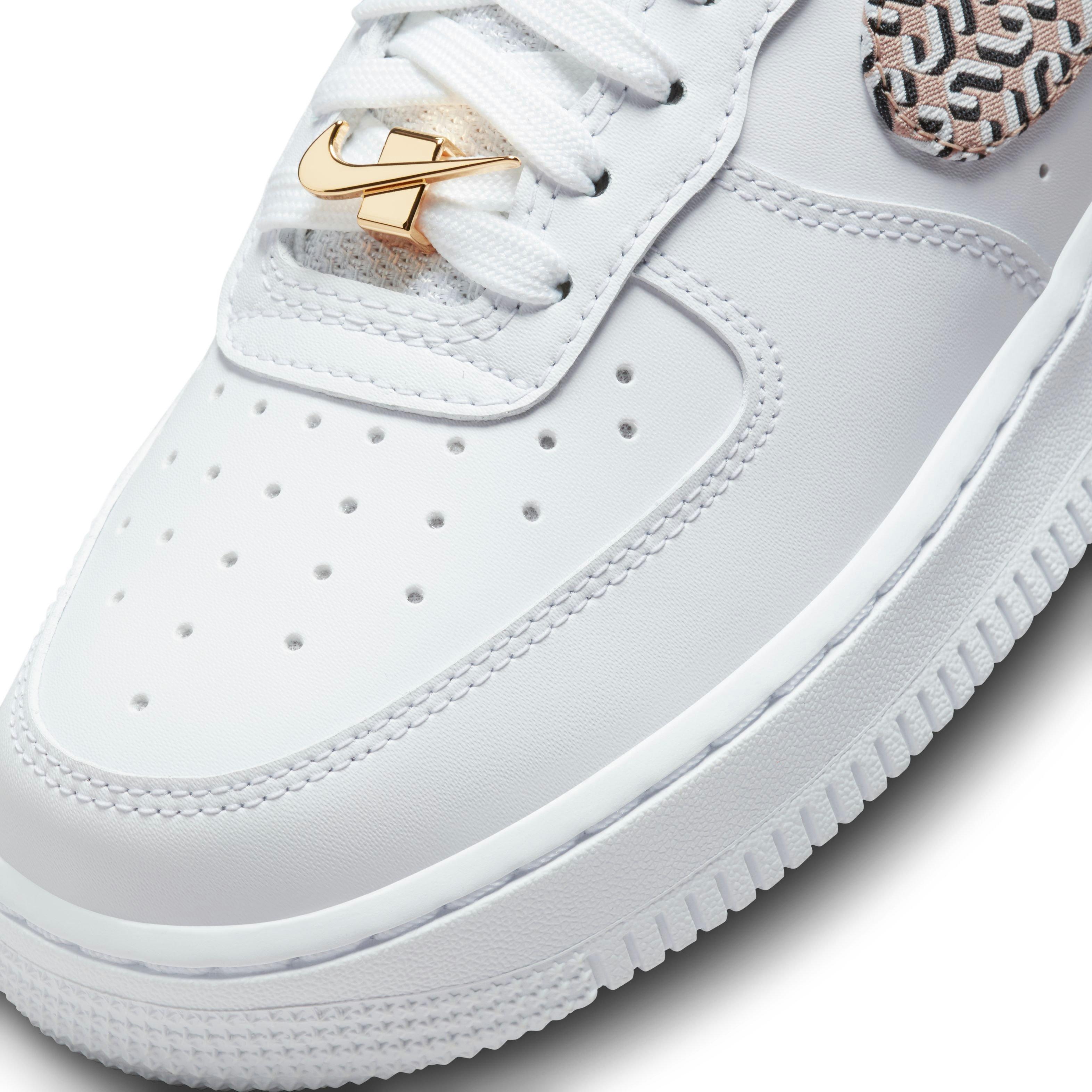 Nike Air Force 1 LX "Summit White/Hemp/Black" Women's Shoe - SUMMIT WHITE/HEMP/BLACK Thumbnail View 5