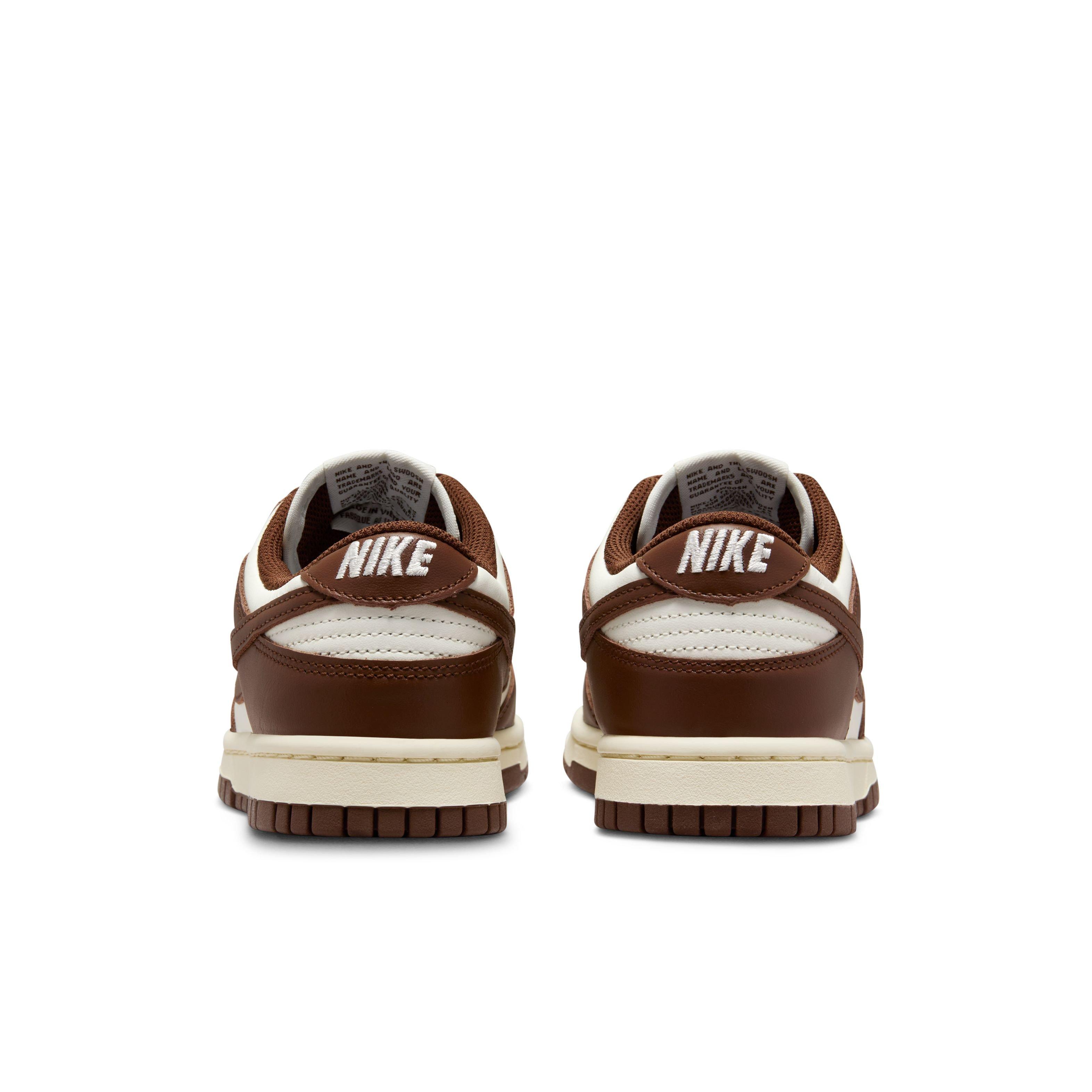 Nike Dunk Low "Sail/Cacao Wow/Coconut Milk" Women's Shoe - WHITE/BROWN Thumbnail View 8