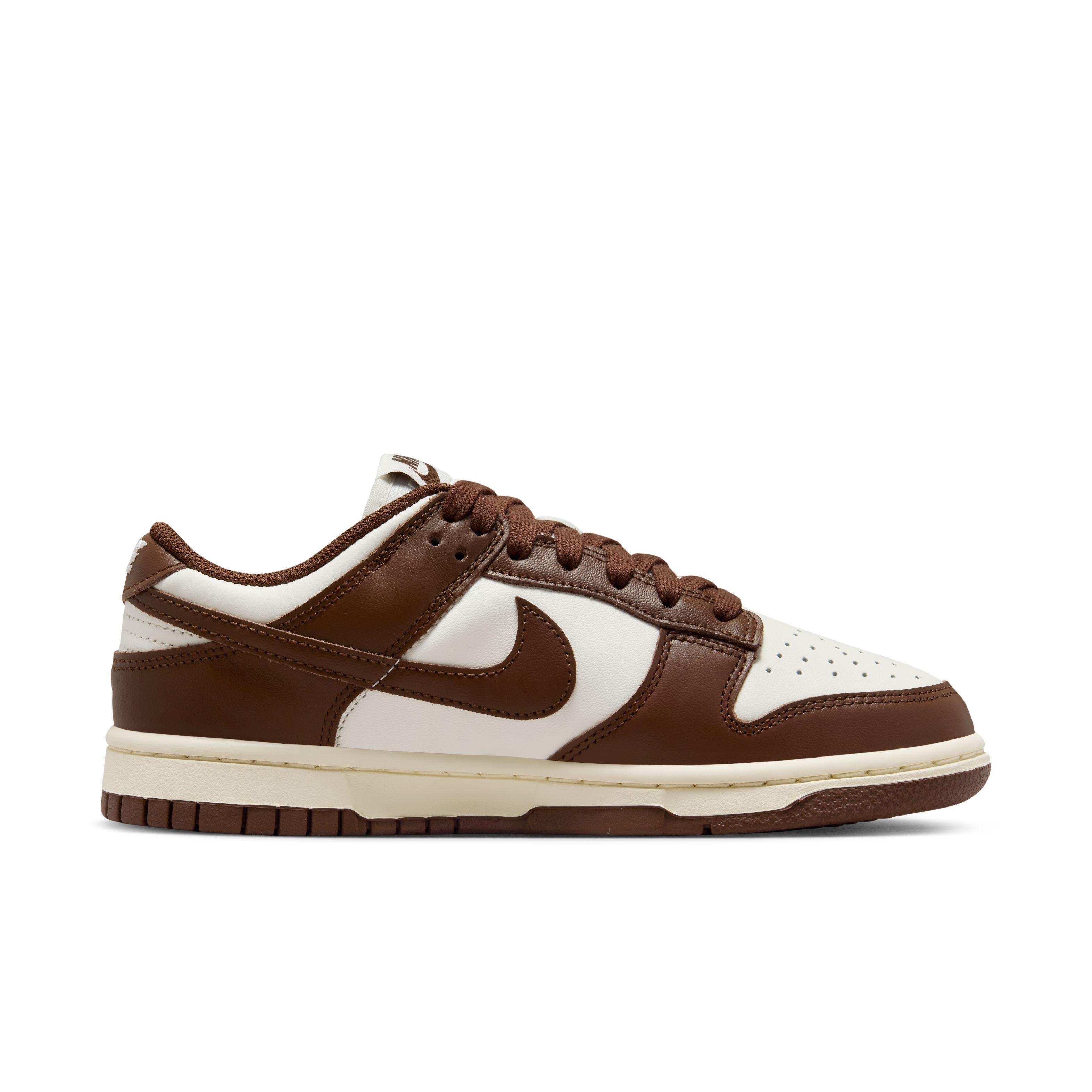 Nike Dunk Low "Sail/Cacao Wow/Coconut Milk" Women's Shoe - WHITE/BROWN Thumbnail View 2