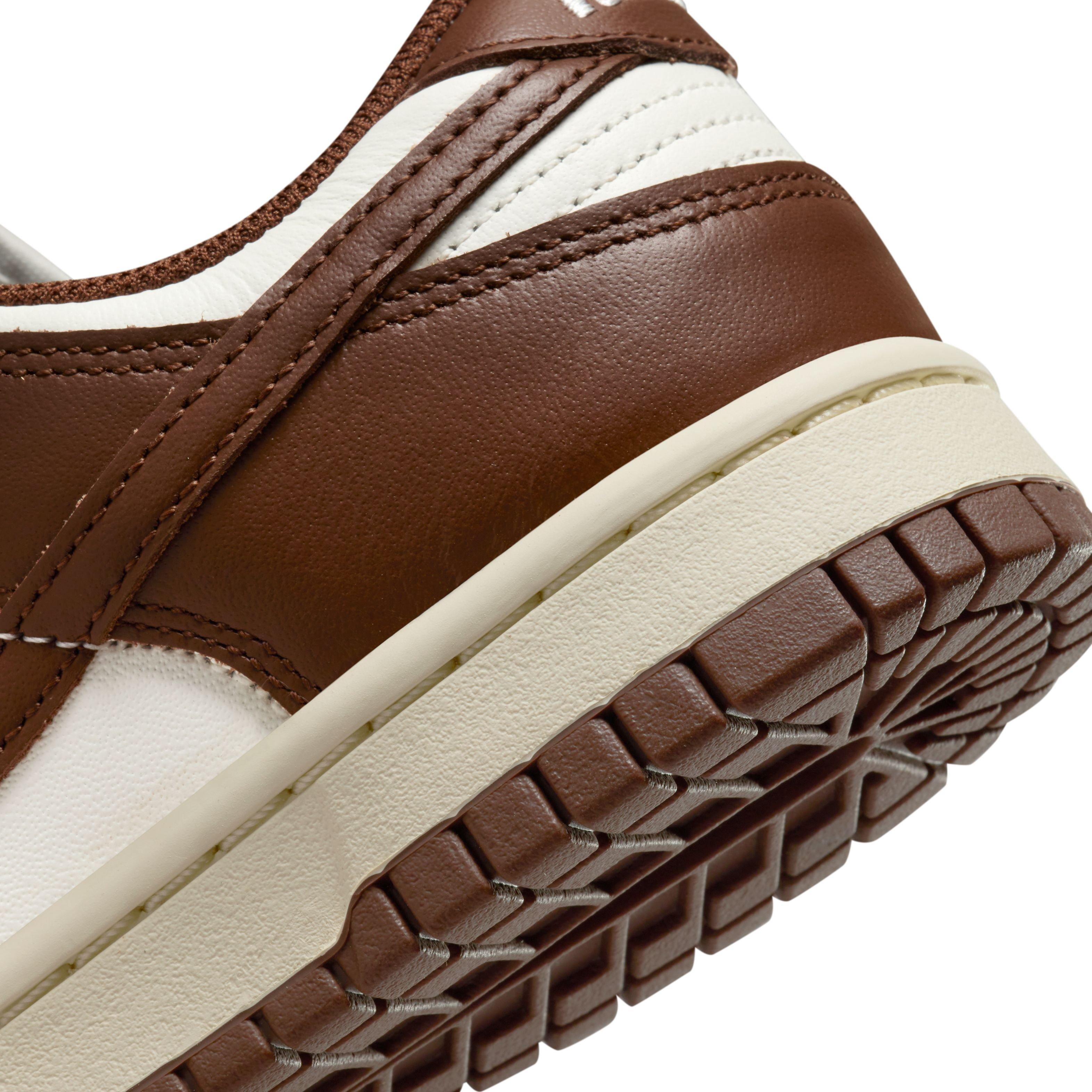 Nike Dunk Low "Sail/Cacao Wow/Coconut Milk" Women's Shoe - WHITE/BROWN Thumbnail View 5