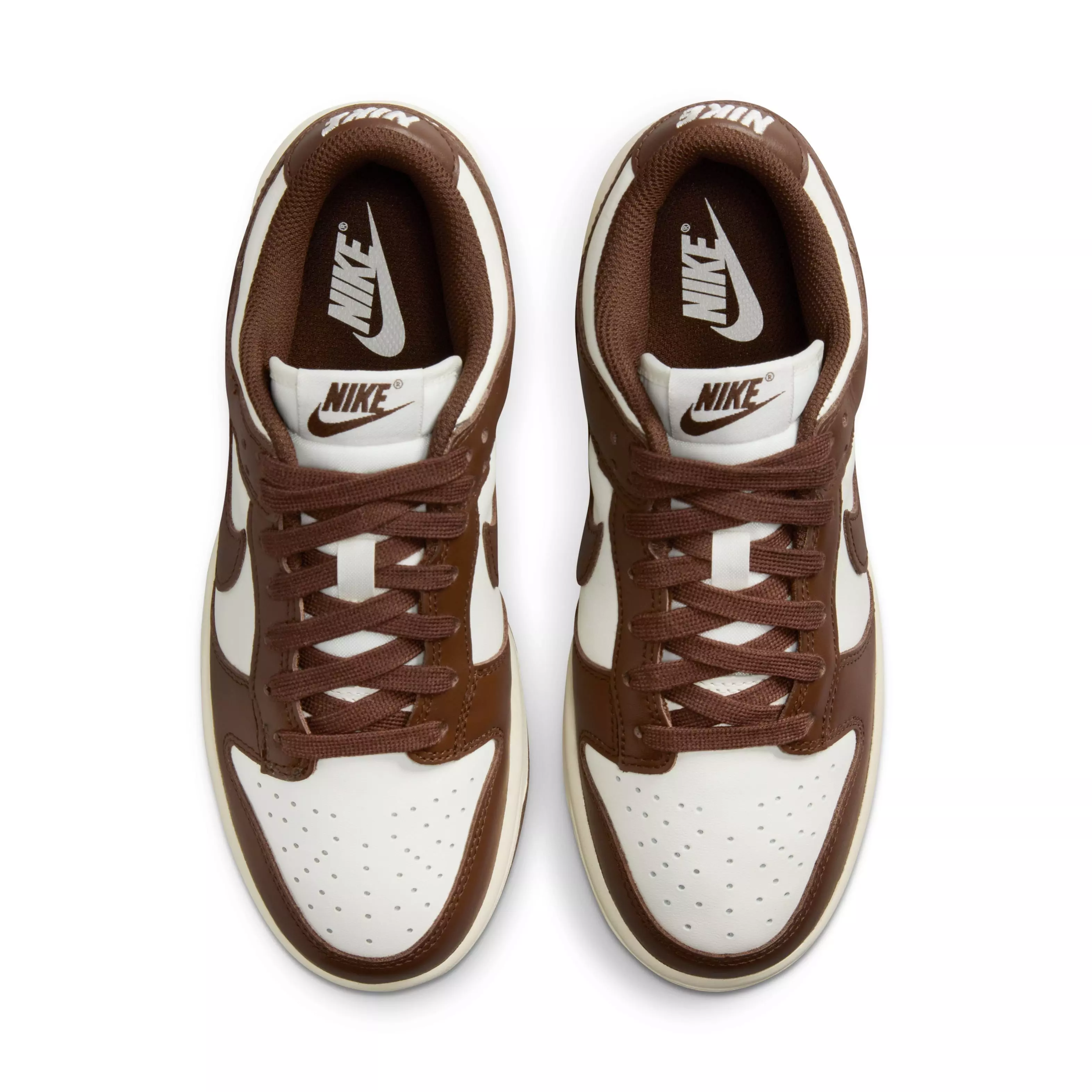 Nike Dunk Low "Sail/Cacao Wow/Coconut Milk" Women's Shoe - WHITE/BROWN