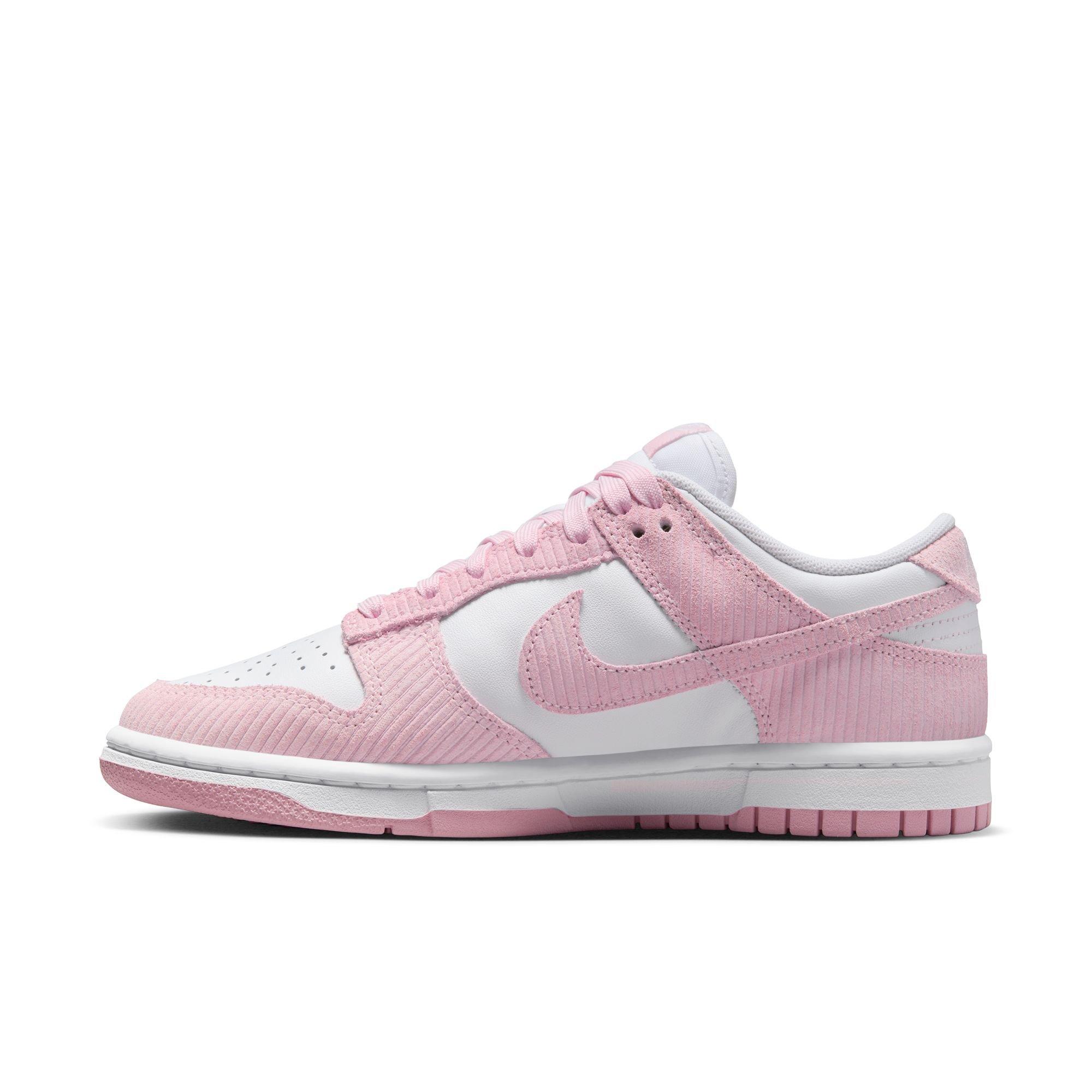 Nike white hotsell and pink