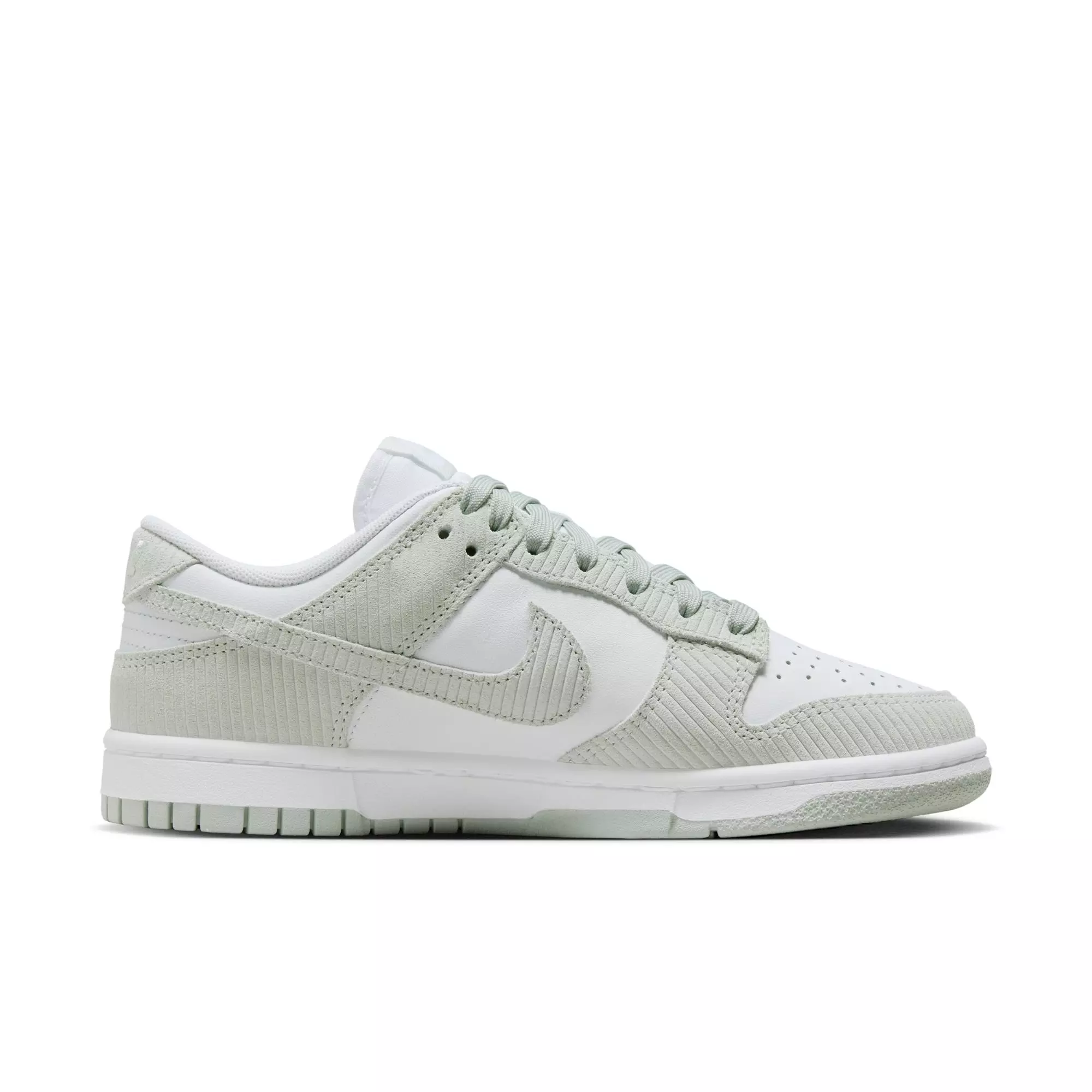 Nike Dunk Low "White/Light Silver" Women's Shoe - WHITE/LIGHT SILVER