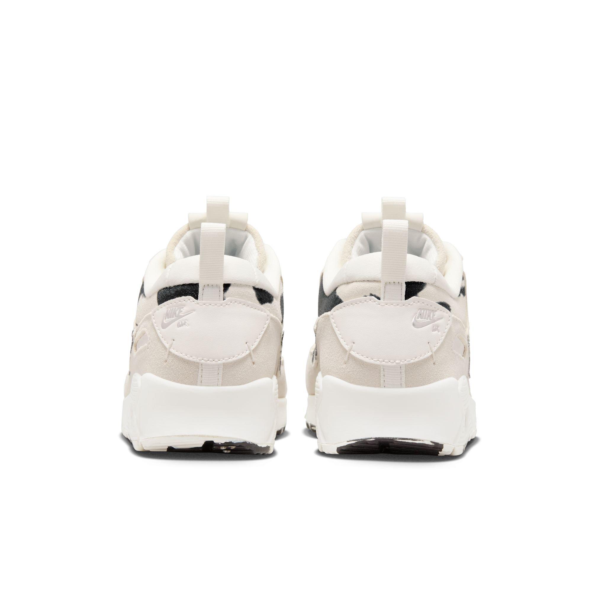 Nike Air Max 90 Futura "Cow Print" Women's Shoe - SAIL/BLACK/CHROME Thumbnail View 8