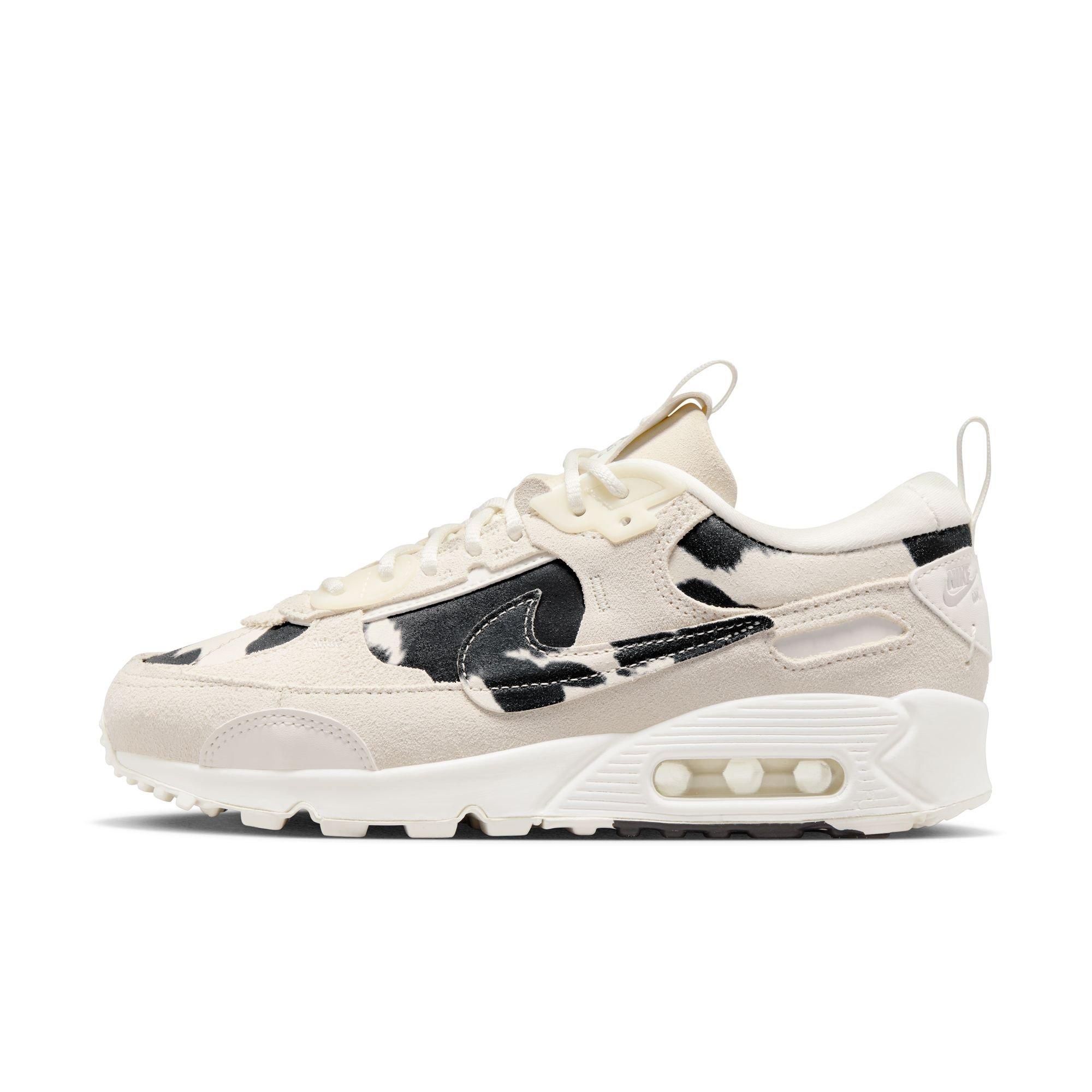 Nike Air Max 90 Futura "Cow Print" Women's Shoe - SAIL/BLACK/CHROME Thumbnail View 6