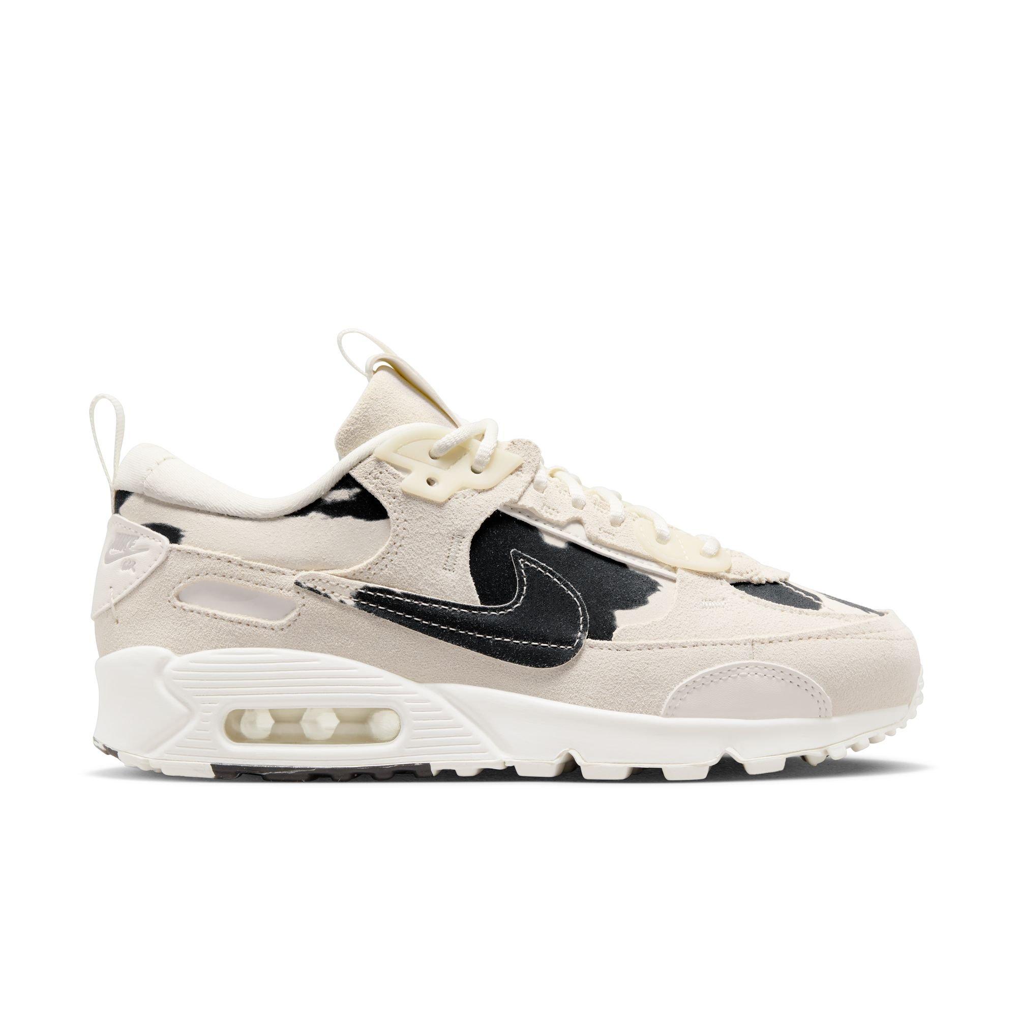 Nike Air Max 90 Futura "Cow Print" Women's Shoe - SAIL/BLACK/CHROME Thumbnail View 1