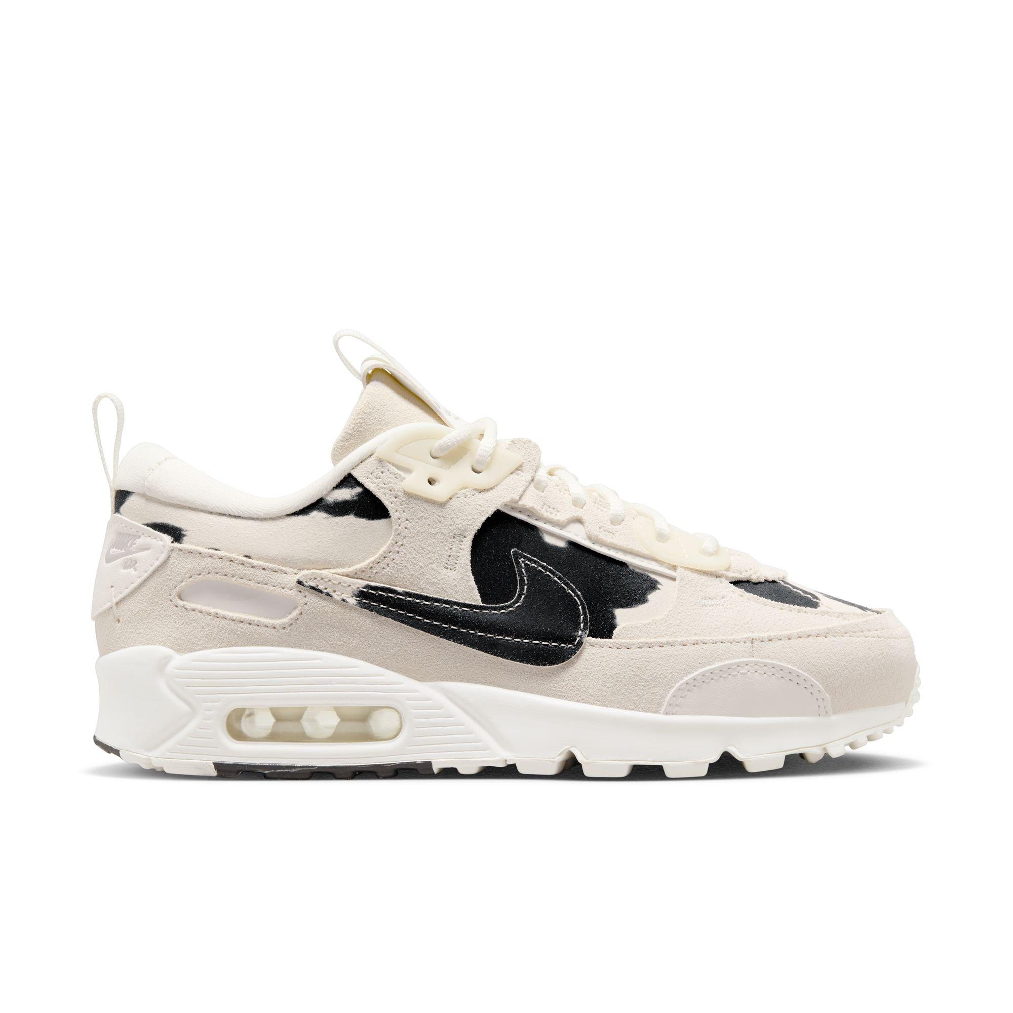 Nike Air Max 90 Futura "Cow Print" Women's Shoe - SAIL/BLACK/CHROME Thumbnail View 2
