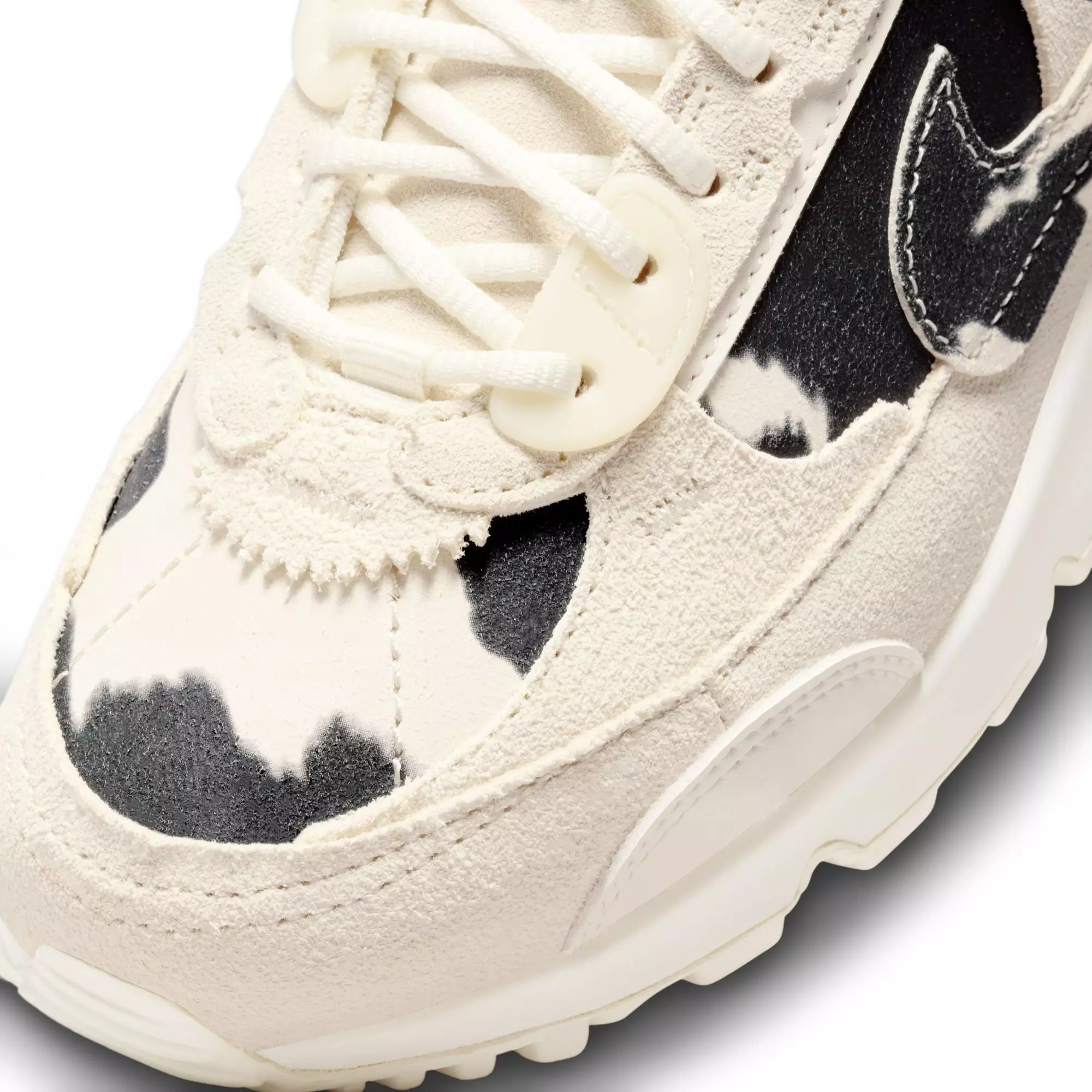 Nike Air Max 90 Futura "Cow Print" Women's Shoe - SAIL/BLACK/CHROME