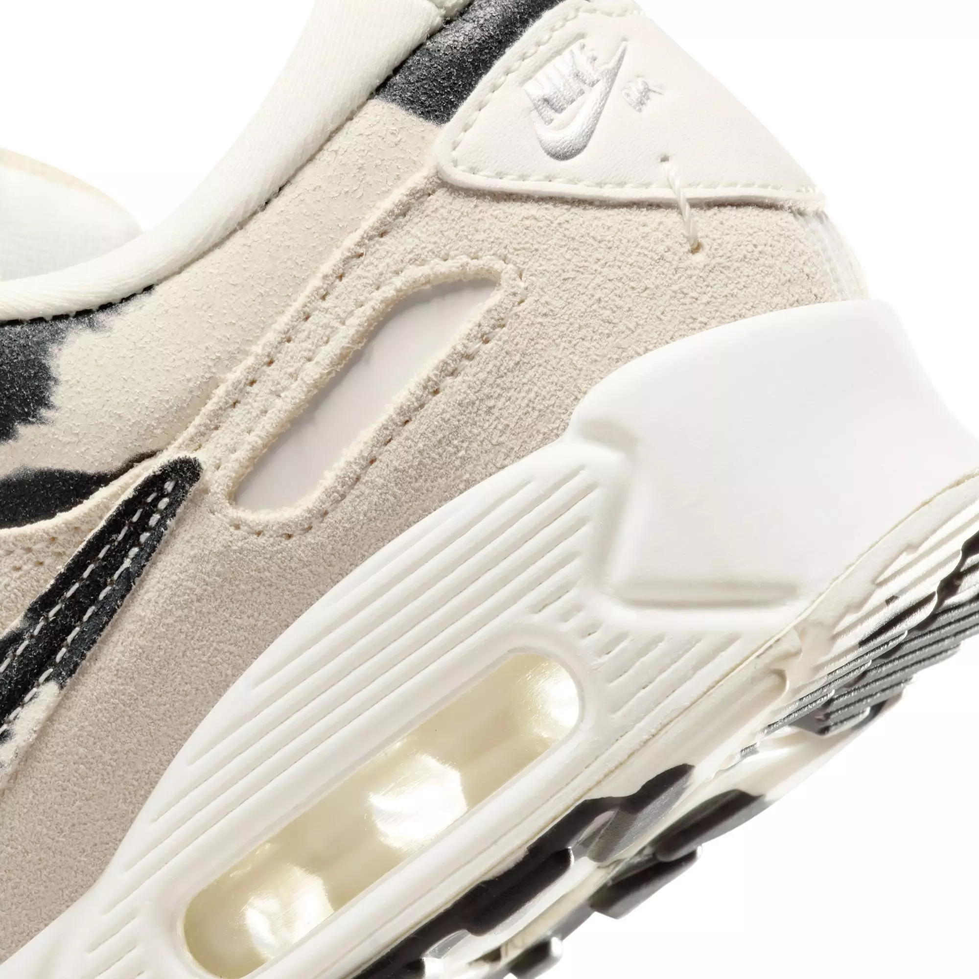 Nike Air Max 90 Futura "Cow Print" Women's Shoe - SAIL/BLACK/CHROME