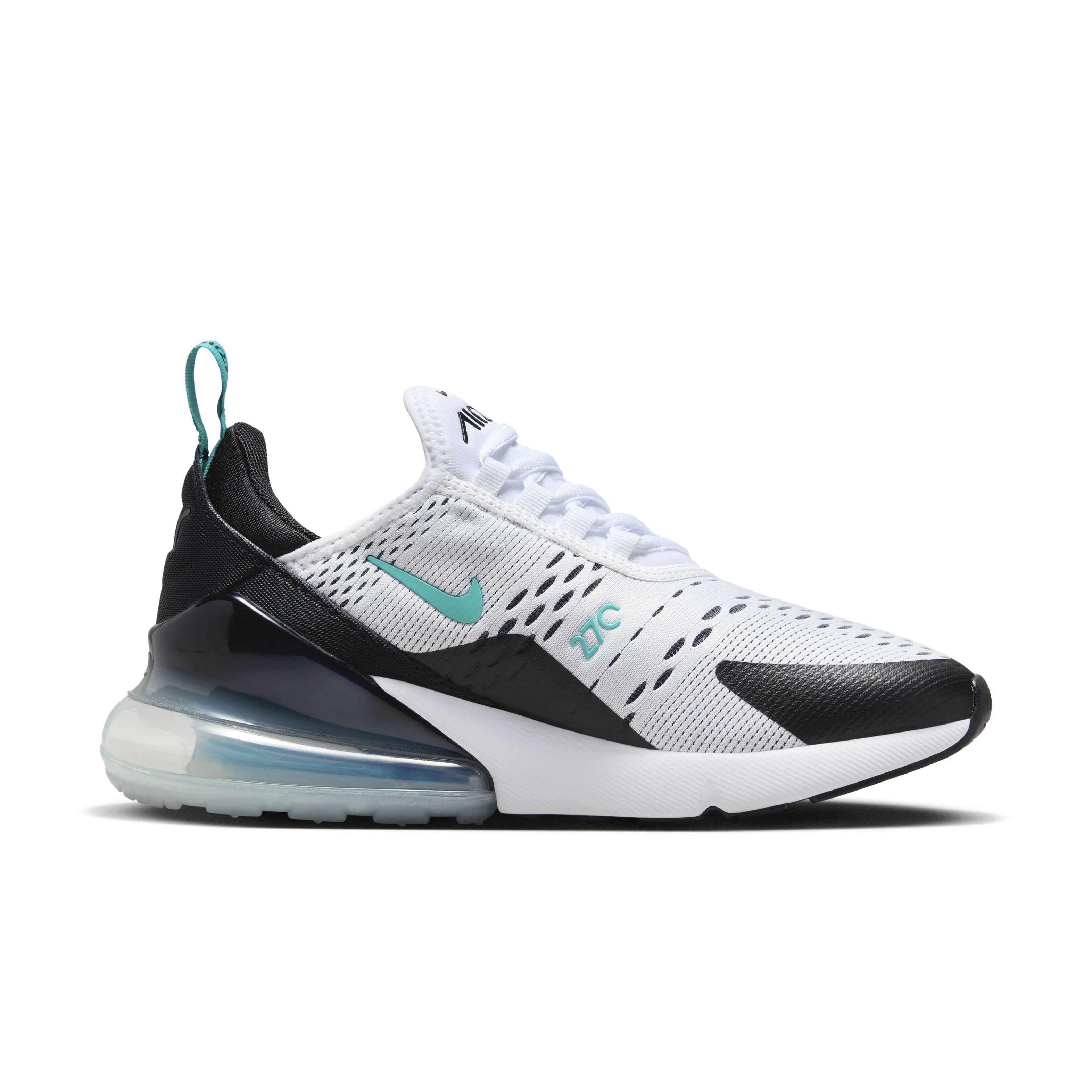 Nike 270 teal outlet and white