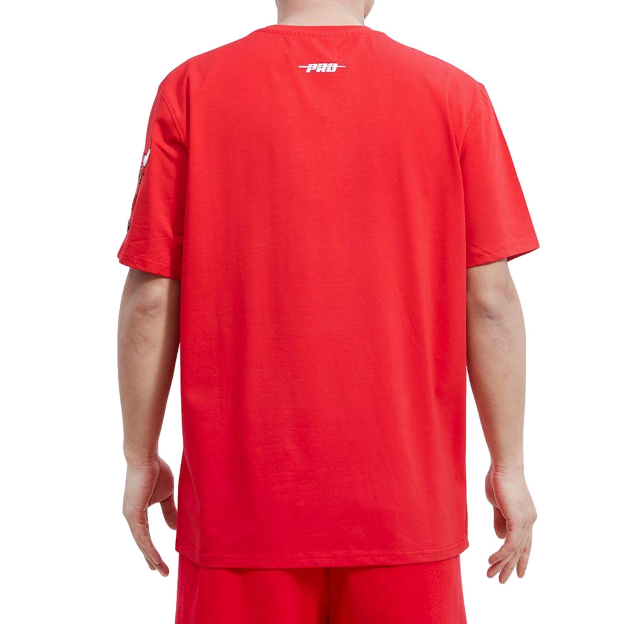 Pro Standard Men's Zach Lavine Chicago Bulls Avatar Tee - RED Thumbnail View 2