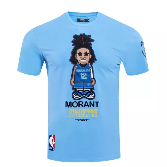 Pro Standard Men's Ja Morant Memphis Grizzlies Avatar Tee, Blue, Size: XXL, Cotton