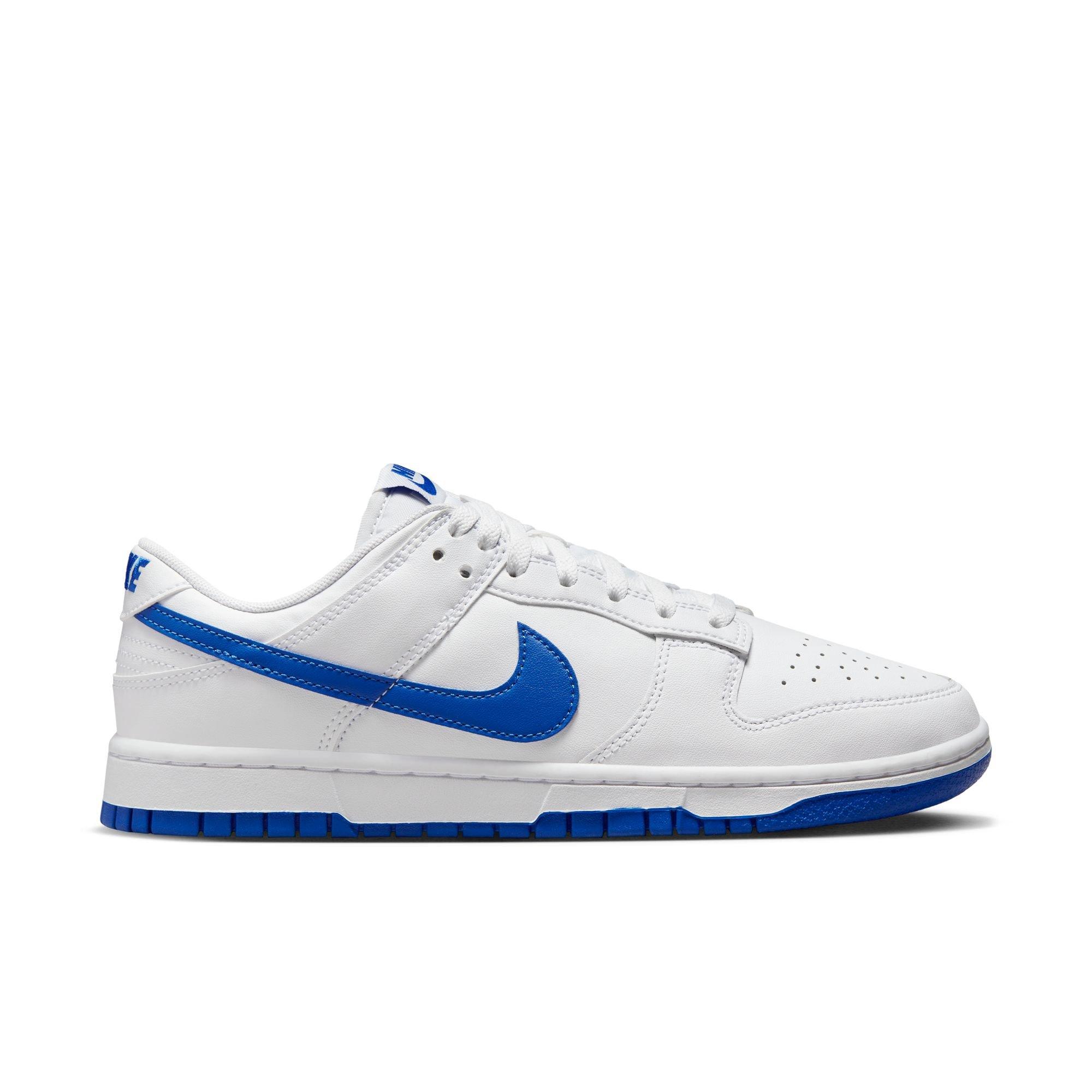 Blue white nike shoes deals