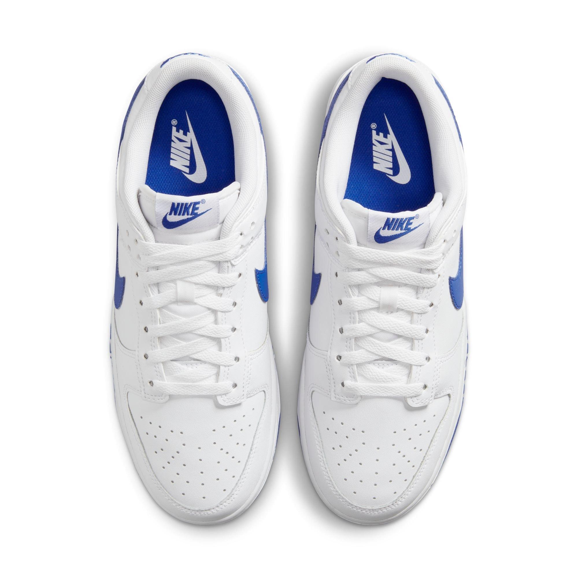 Nike Dunk Low Retro Men's "Summit White/Hyper Royal" Shoe