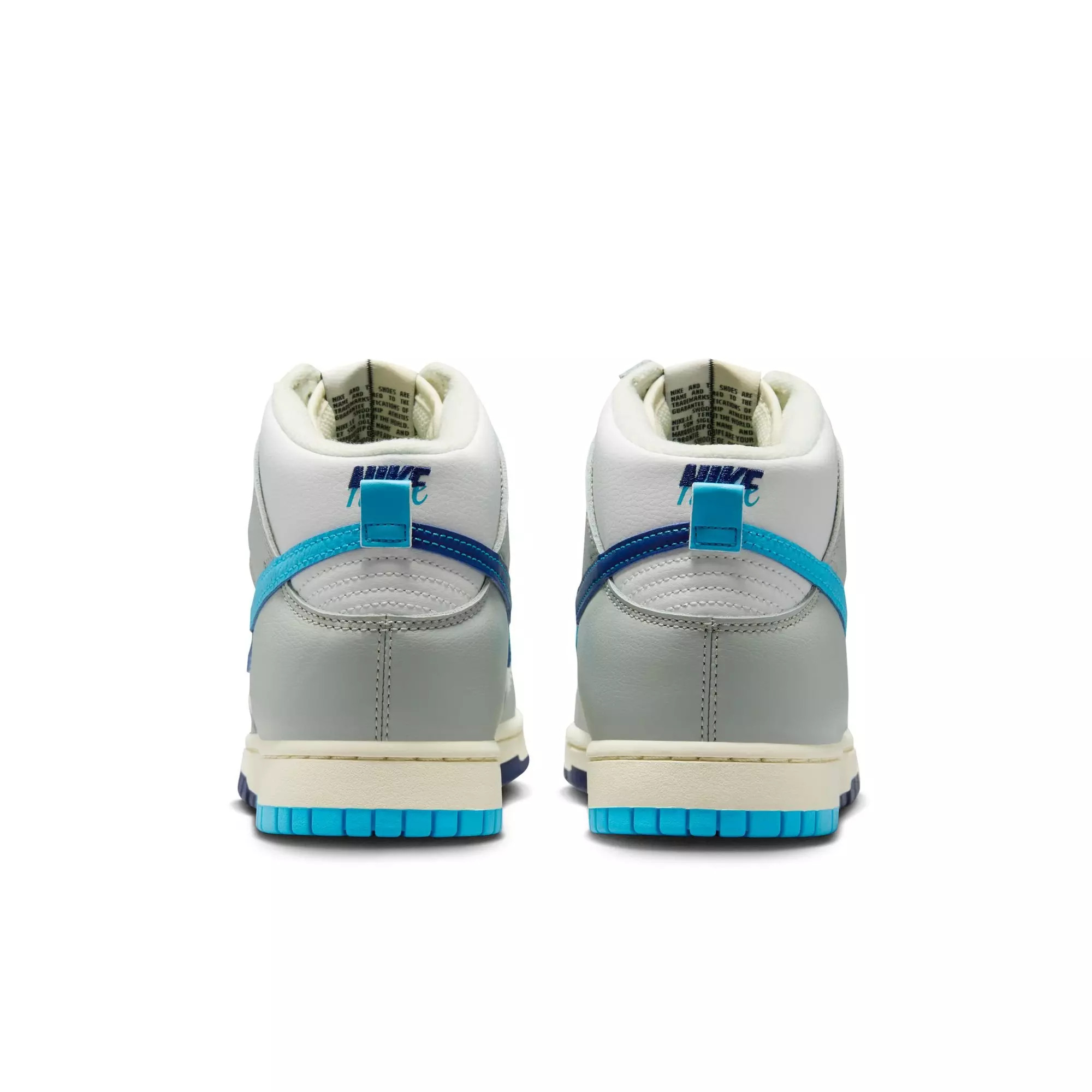 Nike Dunk High Retro Split "Summit White/Baltic Blue/Deep Royal" Men's Shoe - SUMMIT WHITE/BALTIC BLUE/DEEP ROYAL