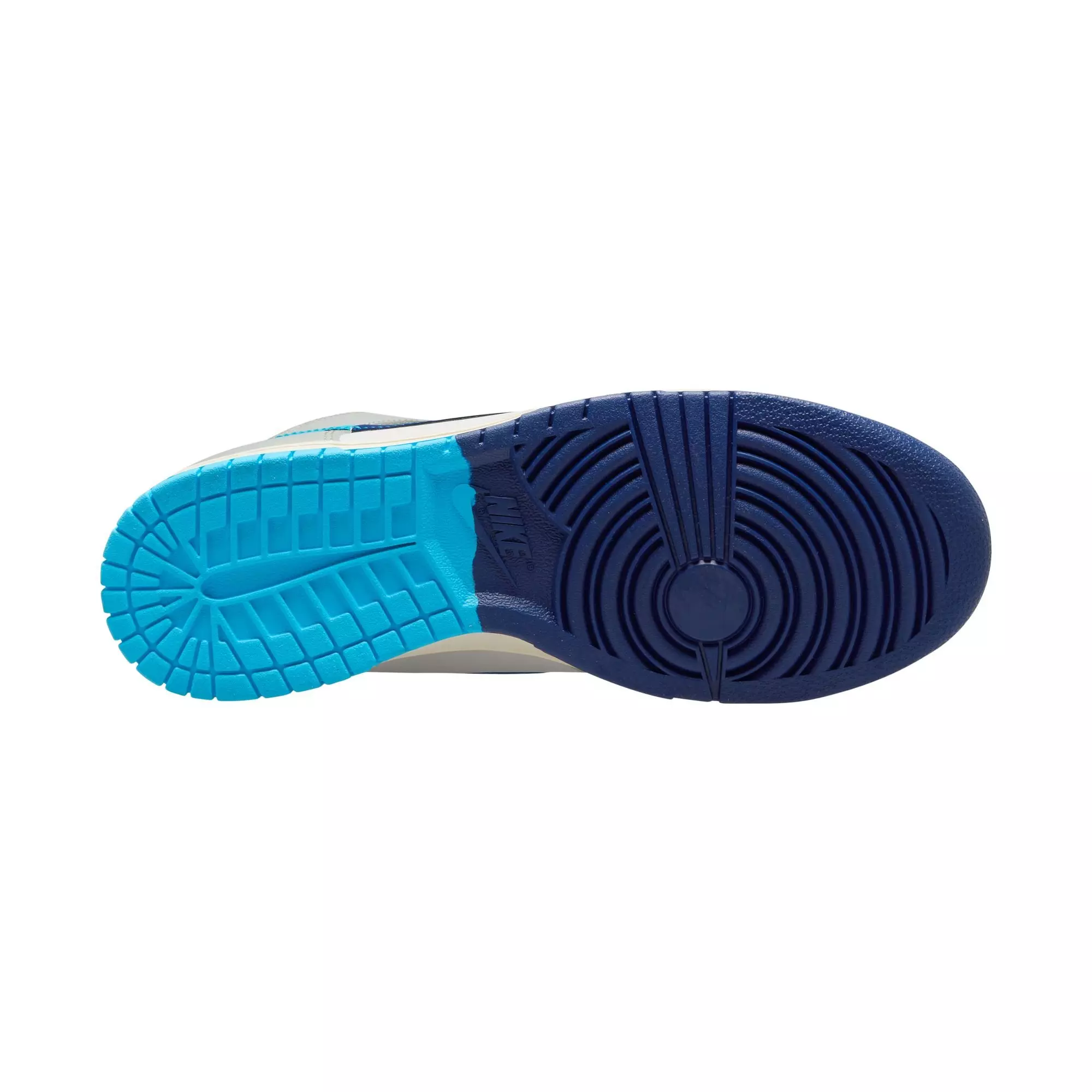 Nike Dunk High Retro Split "Summit White/Baltic Blue/Deep Royal" Men's Shoe - SUMMIT WHITE/BALTIC BLUE/DEEP ROYAL