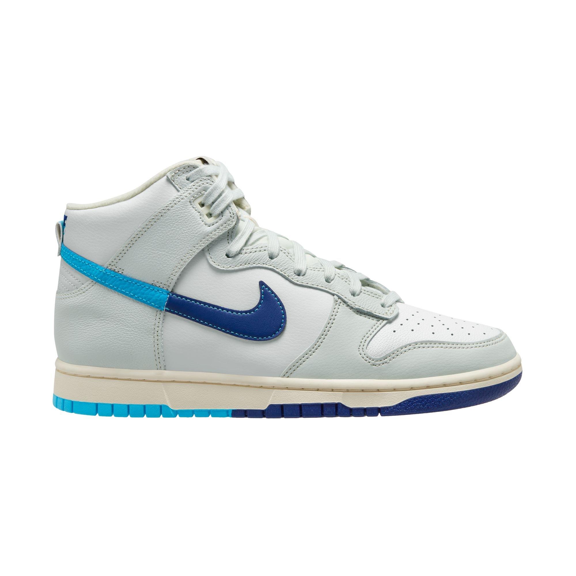 Nike Dunk High Retro Split "Summit White/Baltic Blue/Deep Royal" Men's Shoe - SUMMIT WHITE/BALTIC BLUE/DEEP ROYAL Thumbnail View 1