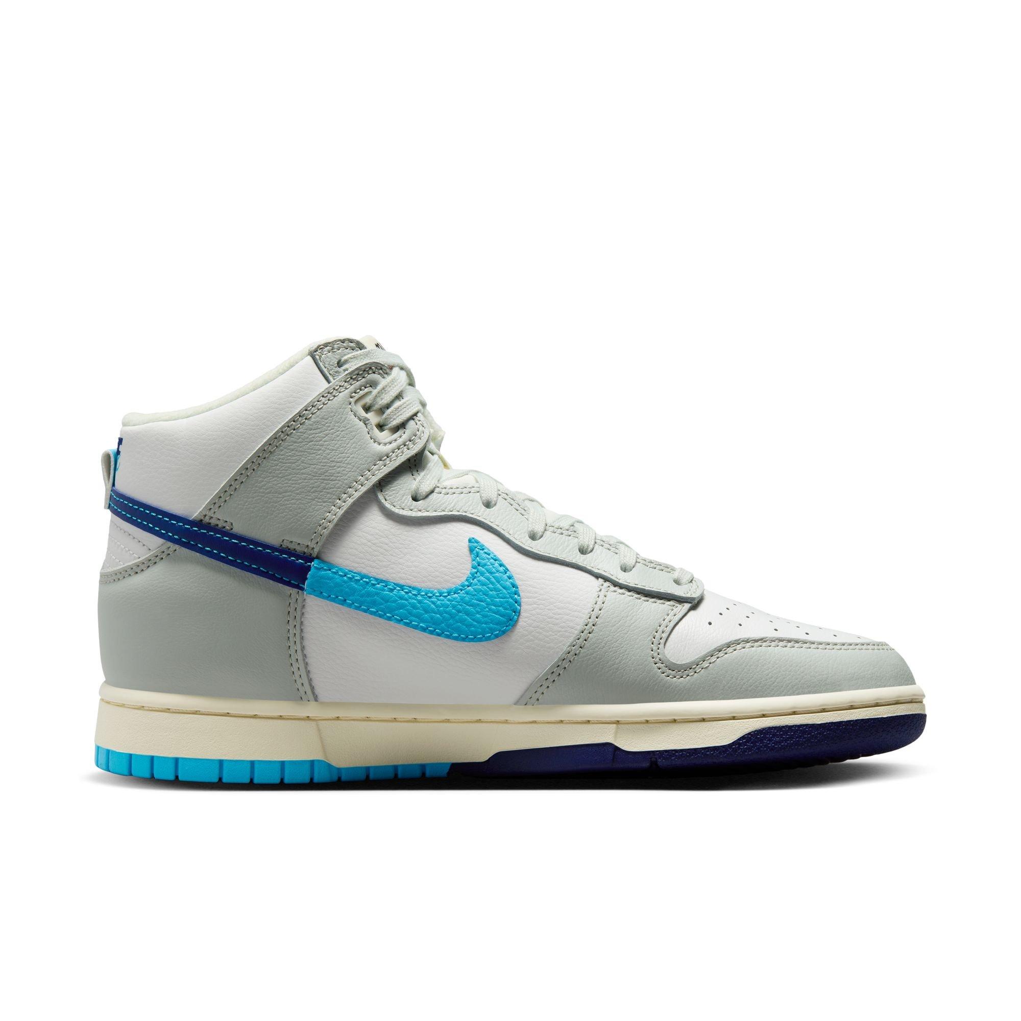 Nike Dunk High Retro Split "Summit White/Baltic Blue/Deep Royal" Men's Shoe - SUMMIT WHITE/BALTIC BLUE/DEEP ROYAL Thumbnail View 2