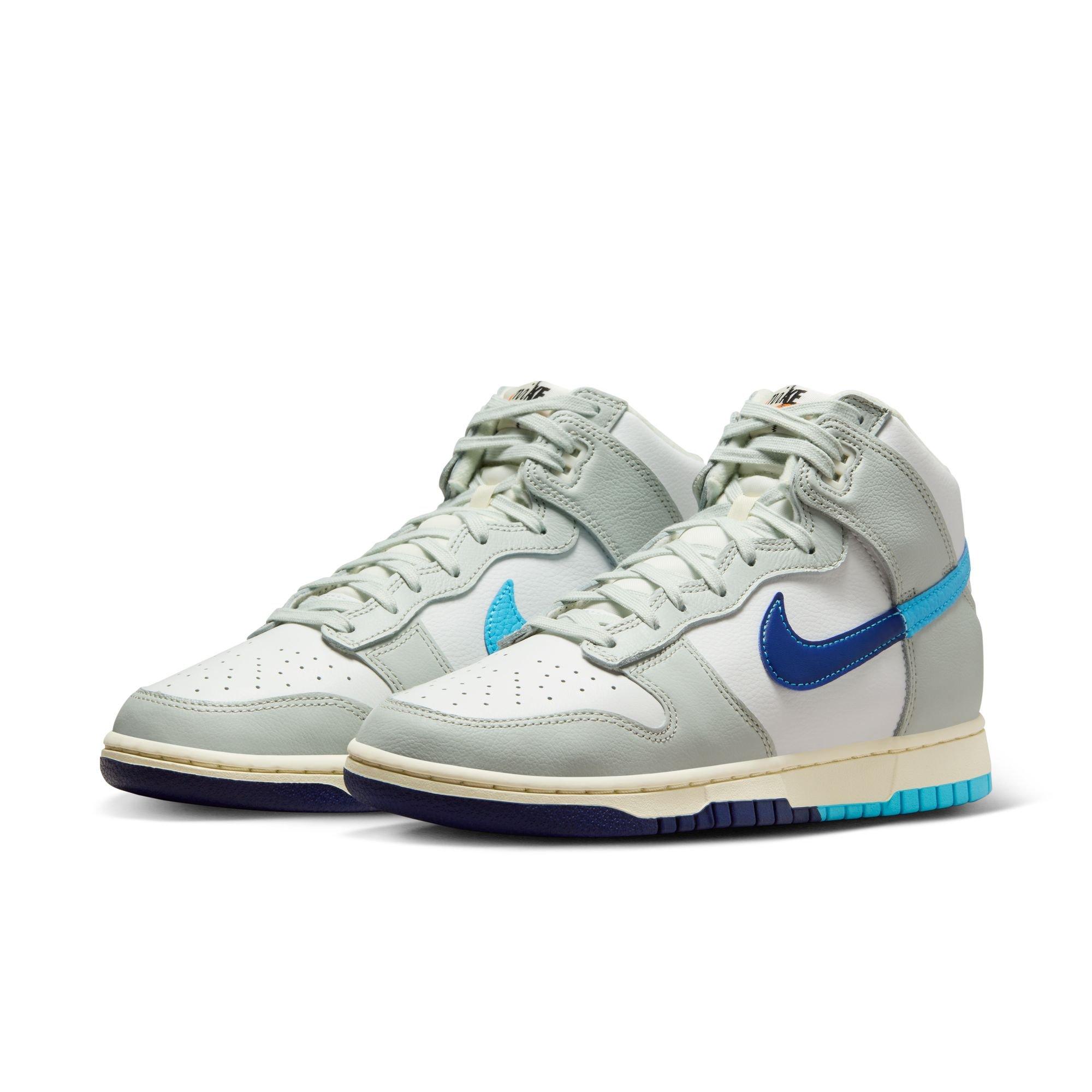 Nike Dunk High Retro Split "Summit White/Baltic Blue/Deep Royal" Men's Shoe - SUMMIT WHITE/BALTIC BLUE/DEEP ROYAL Thumbnail View 3