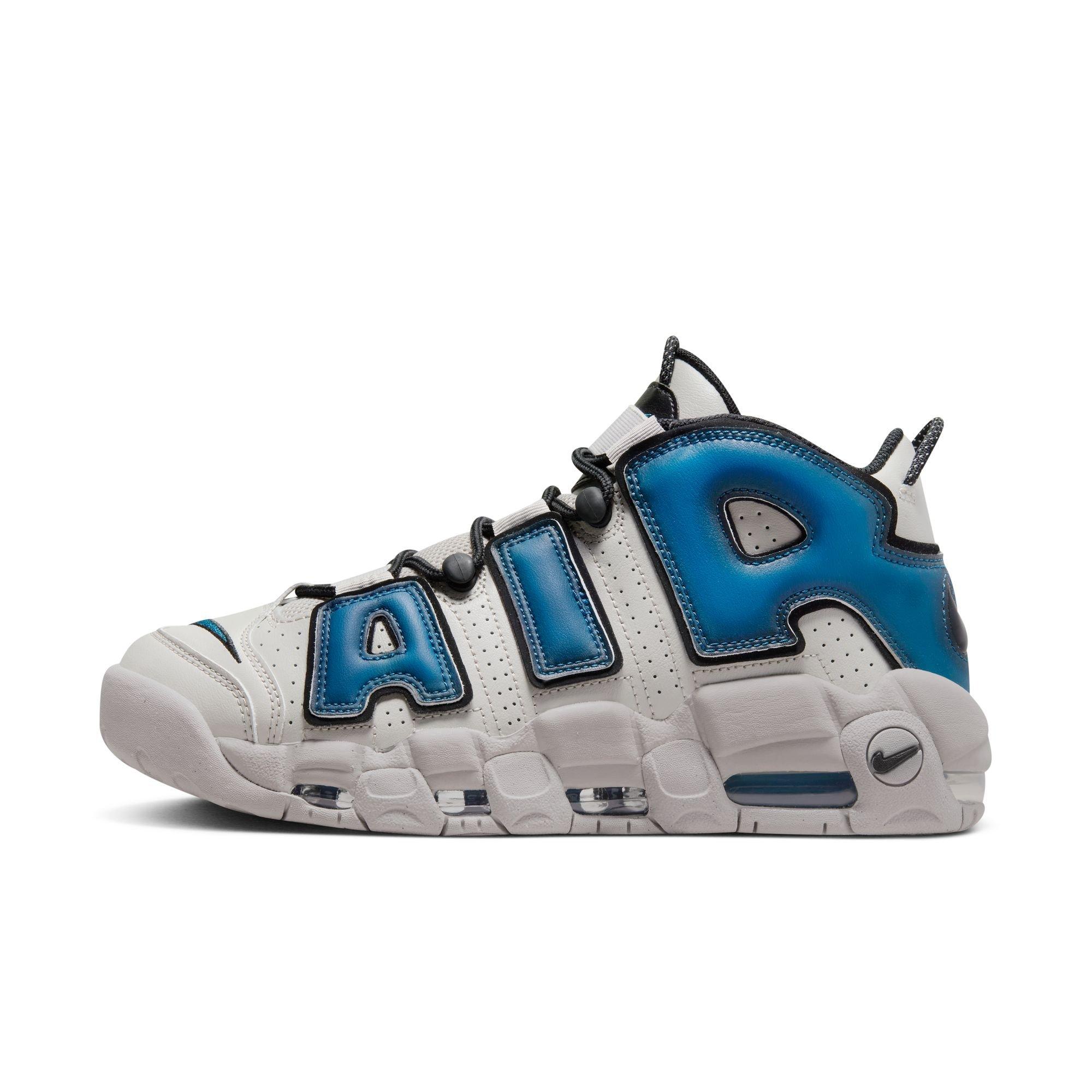 Nike Air More Uptempo '96 "Industrial Blue" Men's Shoe - IRON ORE/INDUSTRIAL BLUE/BLACK Thumbnail View 10