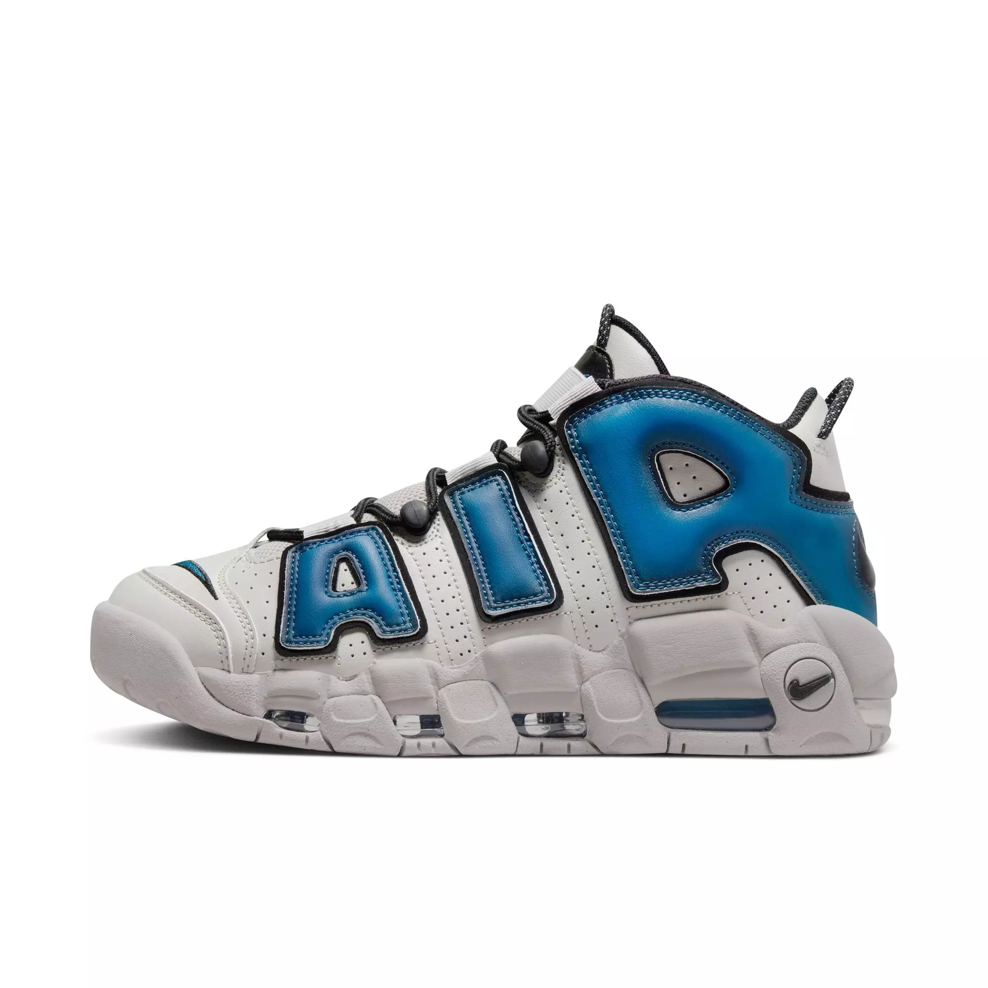Nike Air More Uptempo '96 "Industrial Blue" Men's Shoe - IRON ORE/INDUSTRIAL BLUE/BLACK