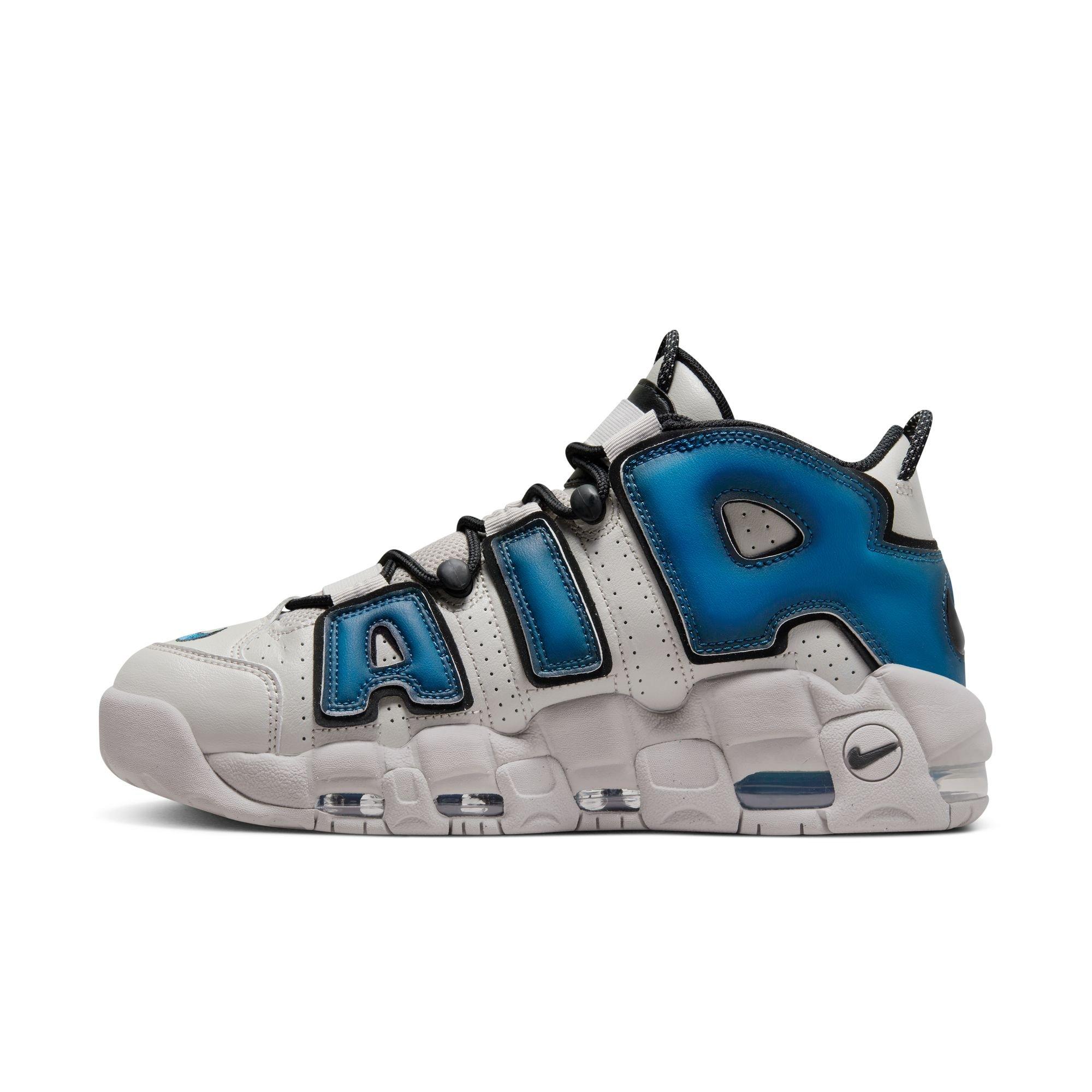 Nike Air More Uptempo '96 "Industrial Blue" Men's Shoe - IRON ORE/INDUSTRIAL BLUE/BLACK Thumbnail View 11