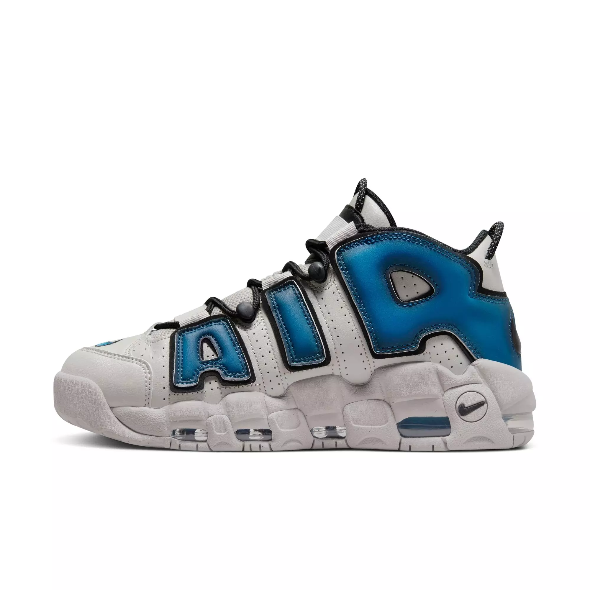 Nike Air More Uptempo '96 "Industrial Blue" Men's Shoe - IRON ORE/INDUSTRIAL BLUE/BLACK