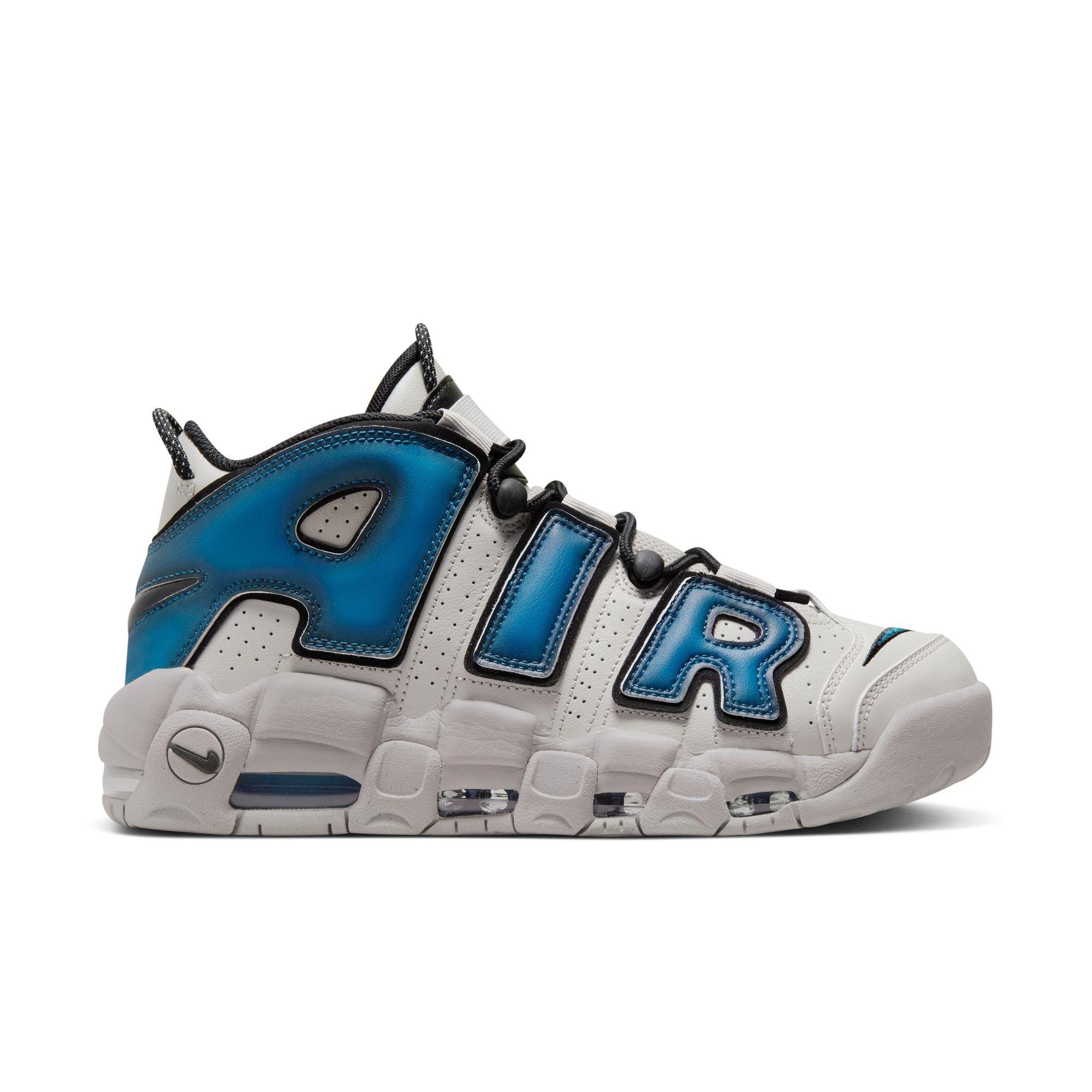 Nike Air More Uptempo '96 "Industrial Blue" Men's Shoe - IRON ORE/INDUSTRIAL BLUE/BLACK Thumbnail View 1