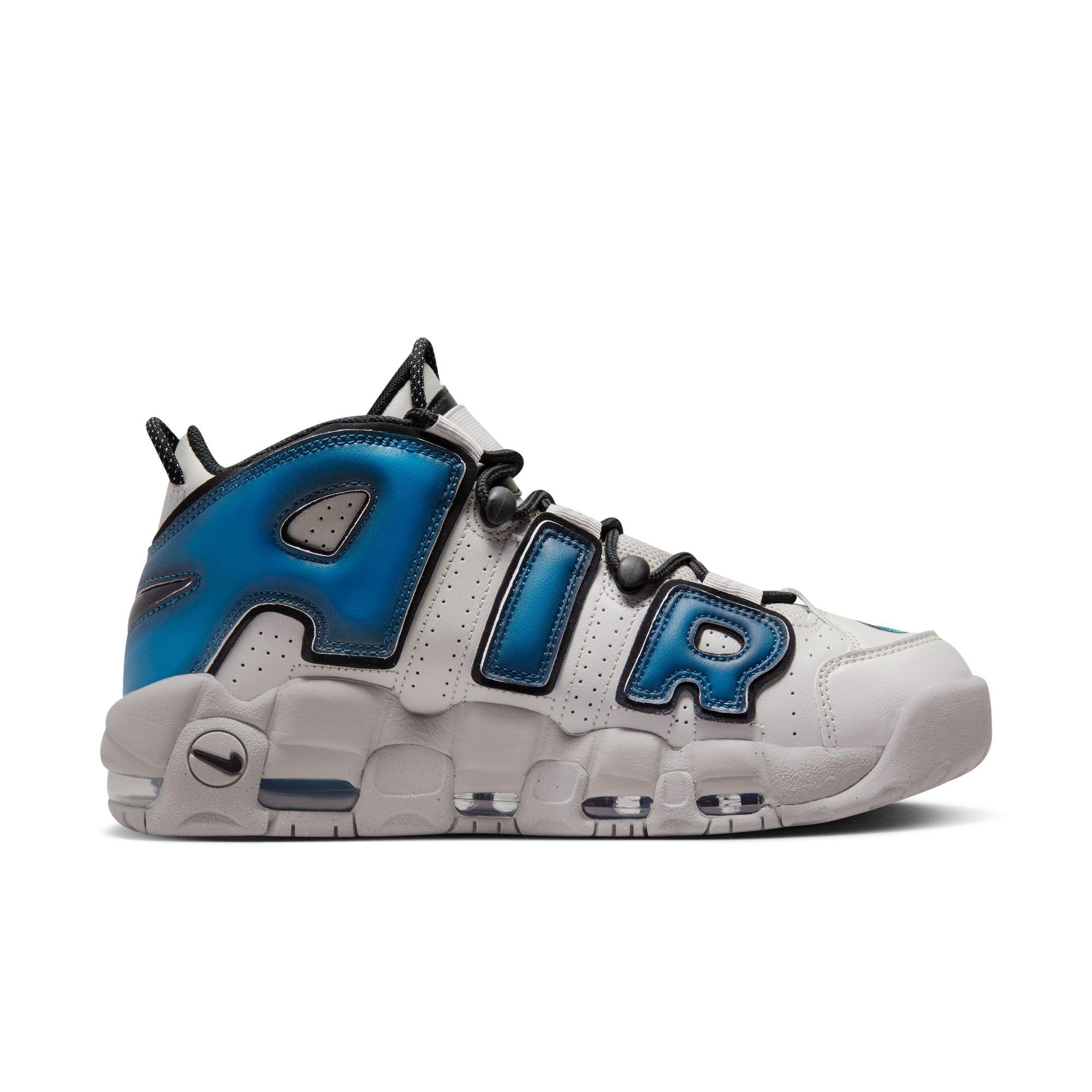 Nike Air More Uptempo '96 "Industrial Blue" Men's Shoe - IRON ORE/INDUSTRIAL BLUE/BLACK Thumbnail View 2