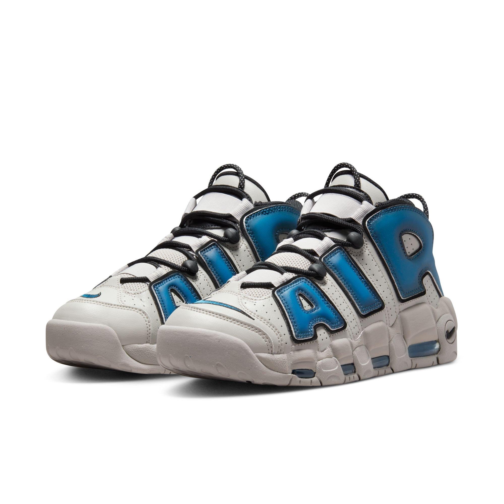 Nike Air More Uptempo '96 "Industrial Blue" Men's Shoe - IRON ORE/INDUSTRIAL BLUE/BLACK Thumbnail View 3