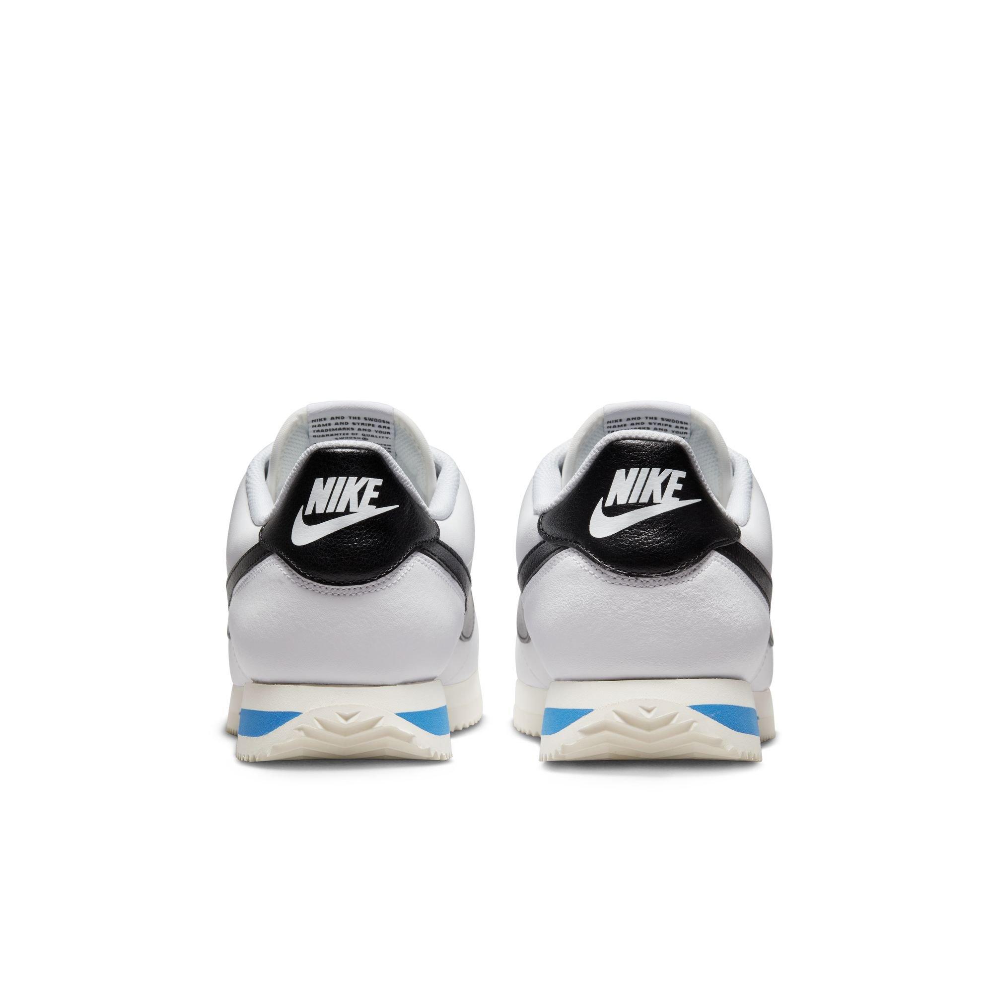 Nike Cortez "White/Black/Lt Photo Blue/Sail" Men's Shoe - WHITE/BLUE Thumbnail View 6
